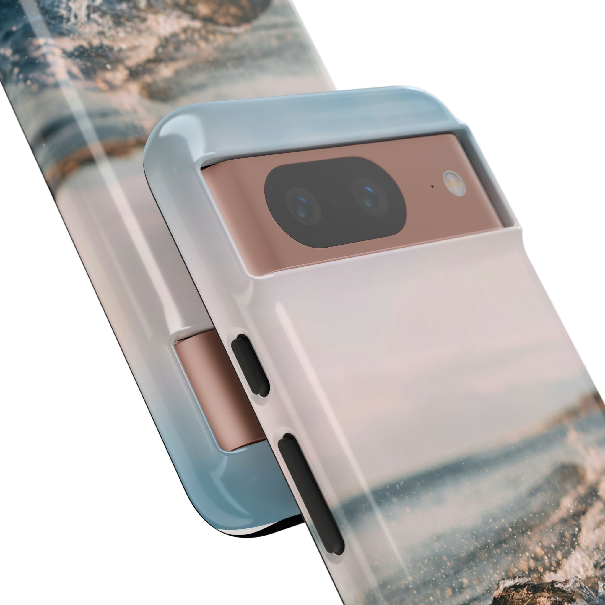 Coastal Wave Tough Cases - Scandinavian-Seaside Serenity - Image 114