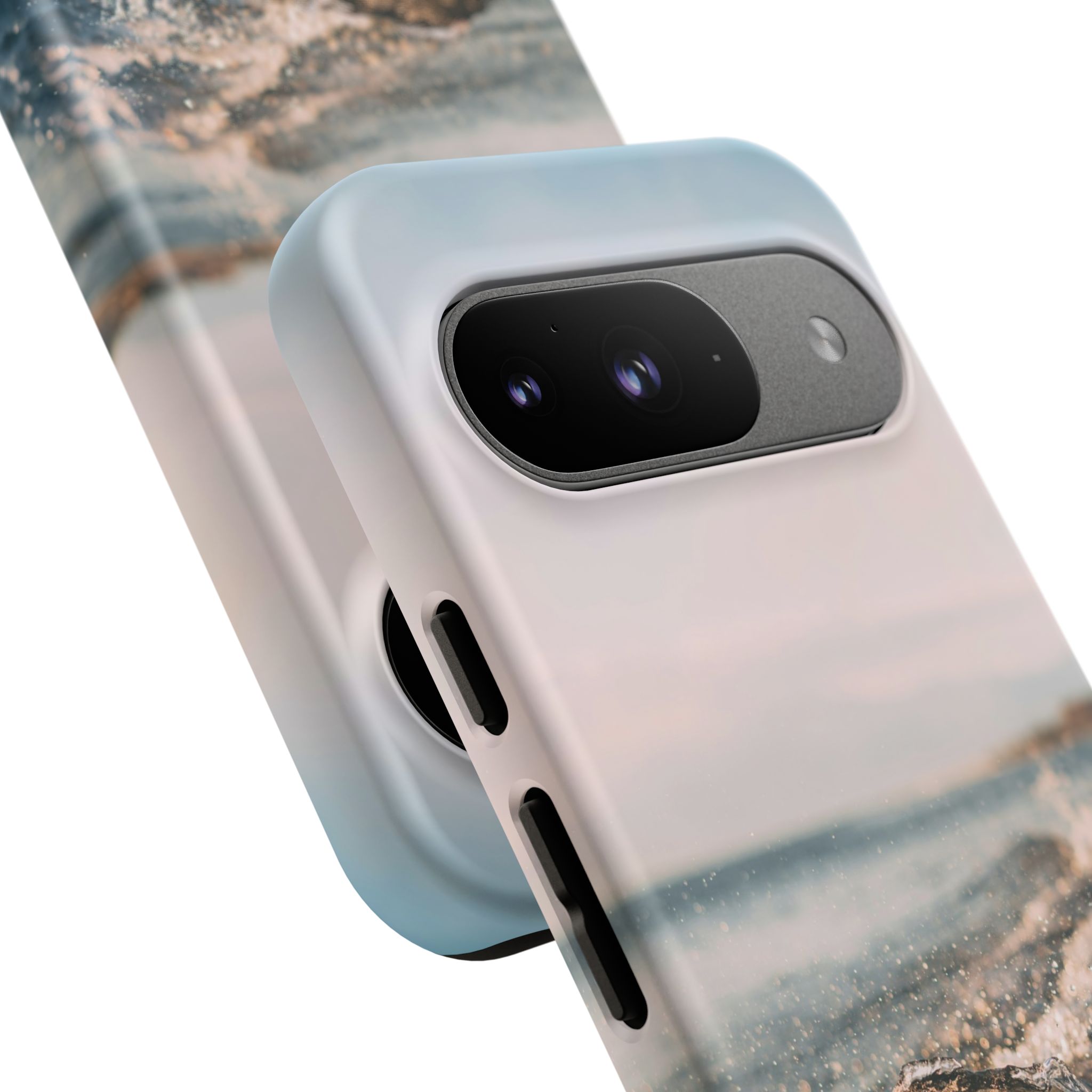 Coastal Wave Tough Cases - Scandinavian-Seaside Serenity - Image 157