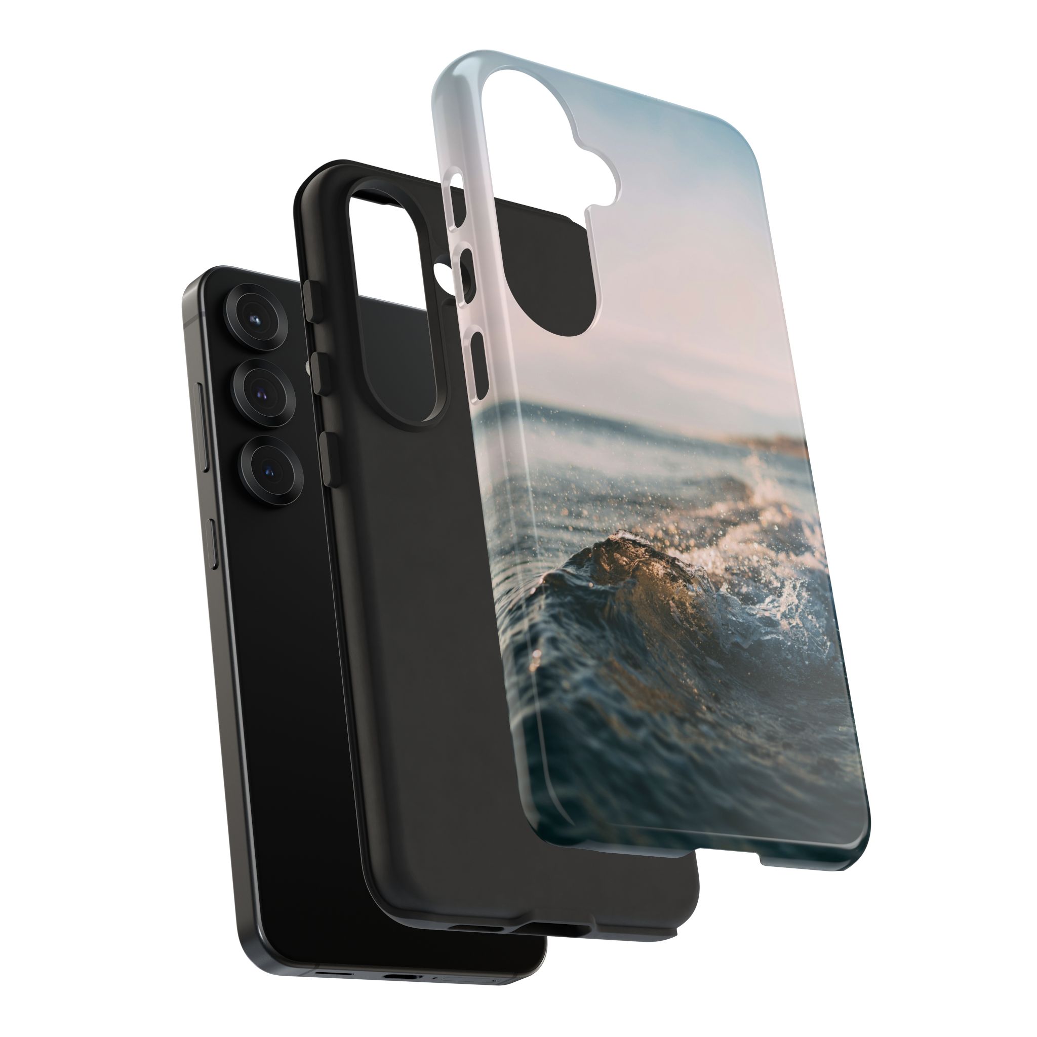 Coastal Wave Tough Cases - Scandinavian-Seaside Serenity - Image 246