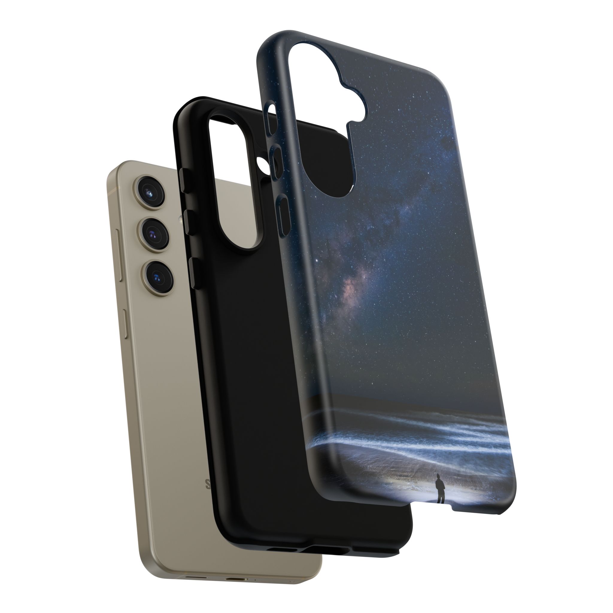 Cosmic Ocean Tough Cases - Starry-Night Horizon Glow - Image 88