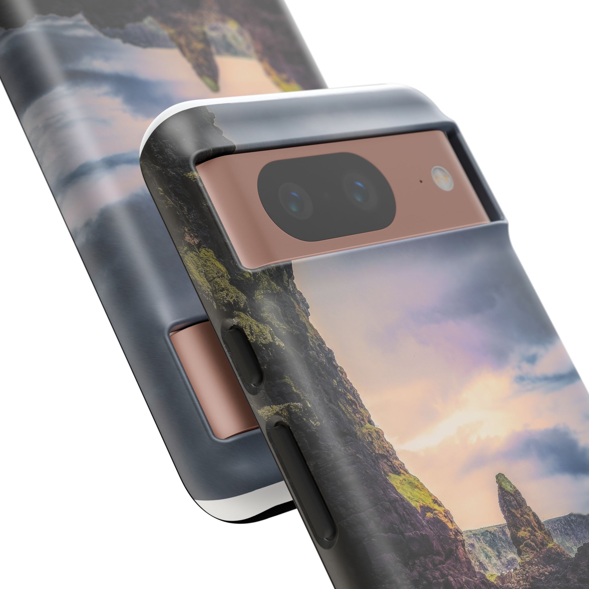 Mystic Cliff Tough Cases - Scandinavian-Modern Coastal Twilight - Image 118
