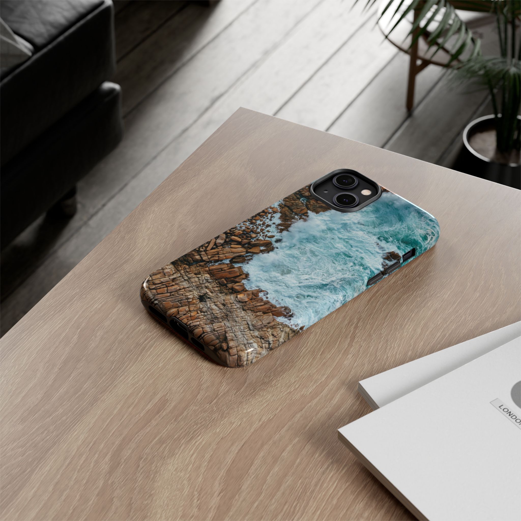 Coastal-Nautilus Tough Cases - Scandinavian-Rustic Shoreline - Image 4