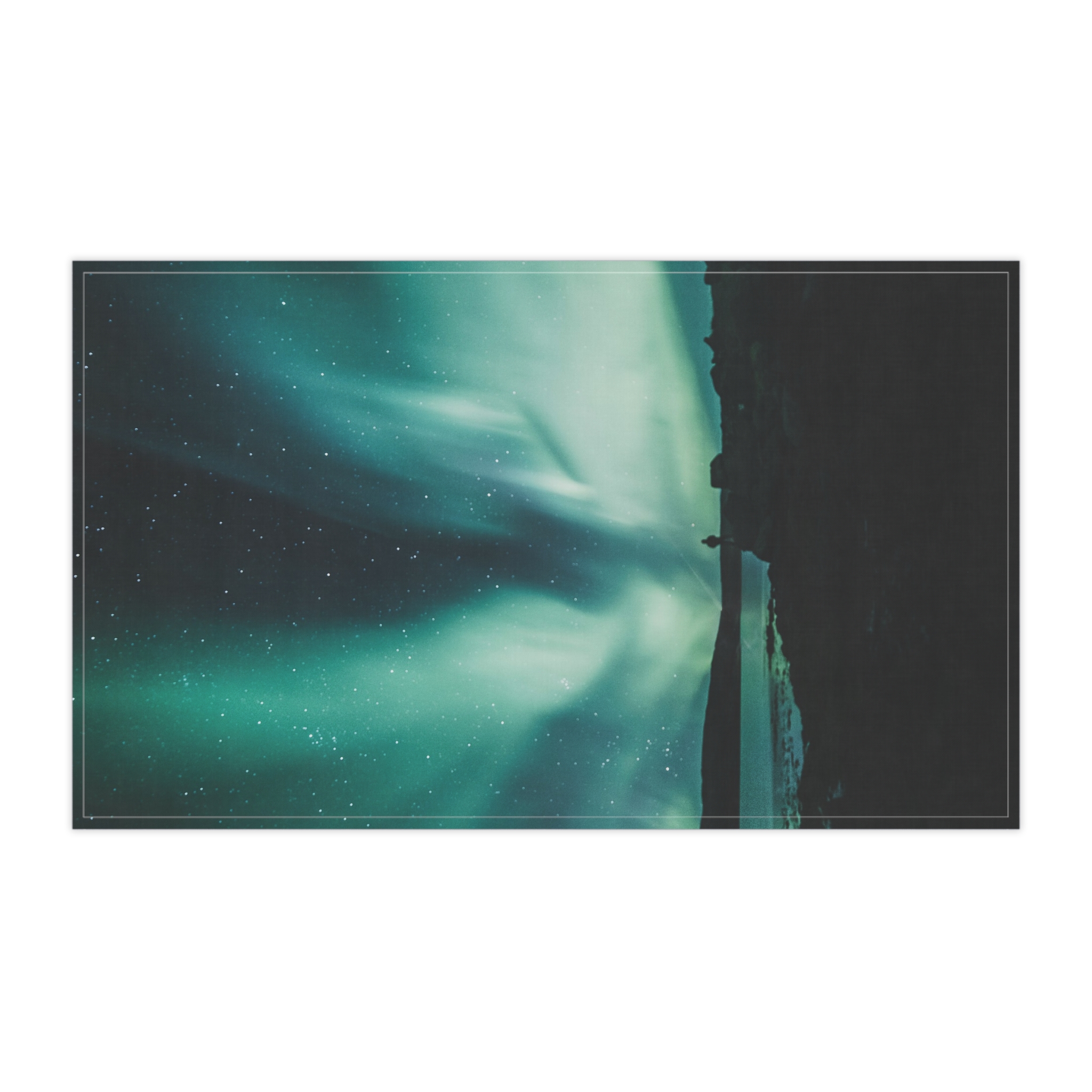 Aurora Borealis Tea Towel - Ethereal-Night Skyscape - Image 3