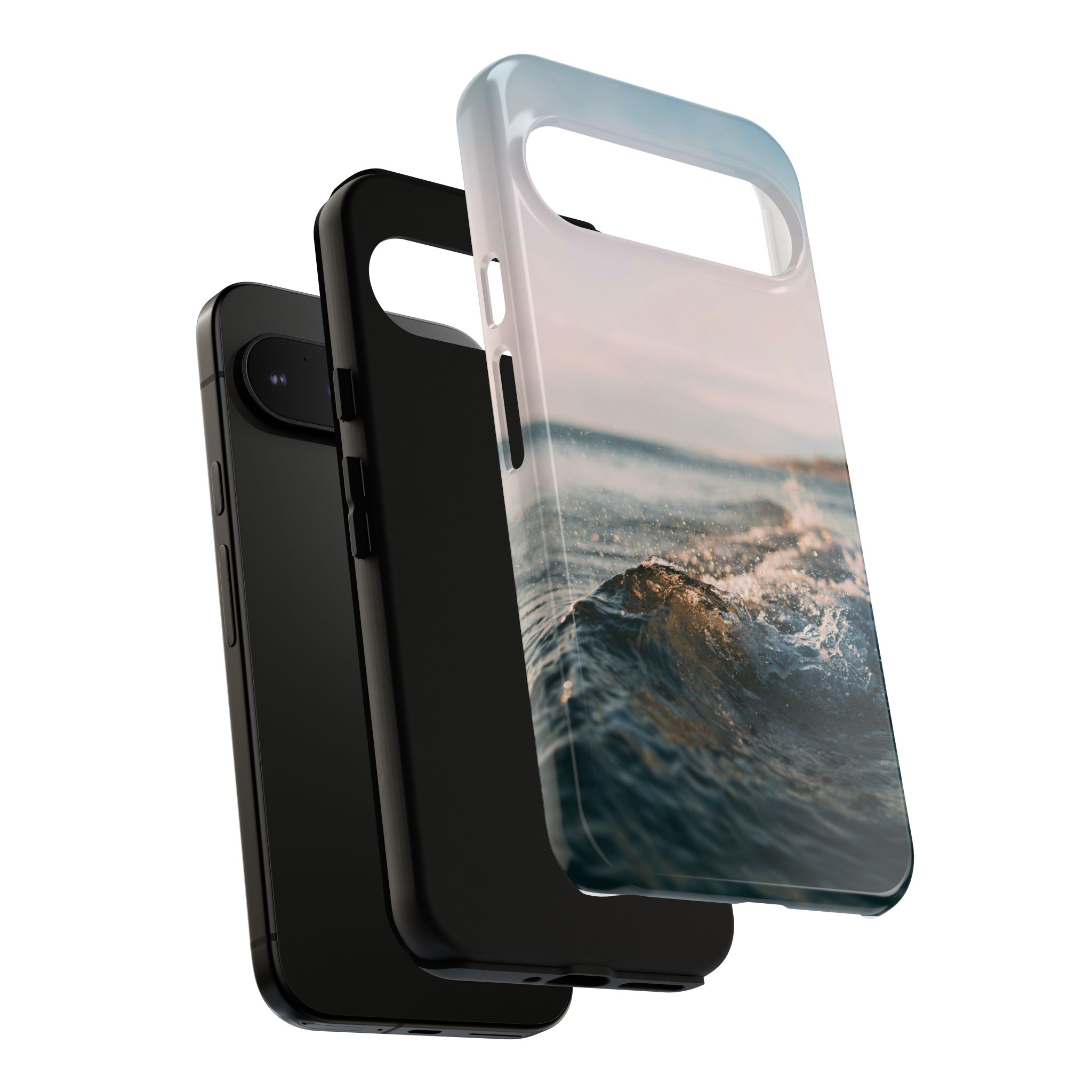 Coastal Wave Tough Cases - Scandinavian-Seaside Serenity - Image 167