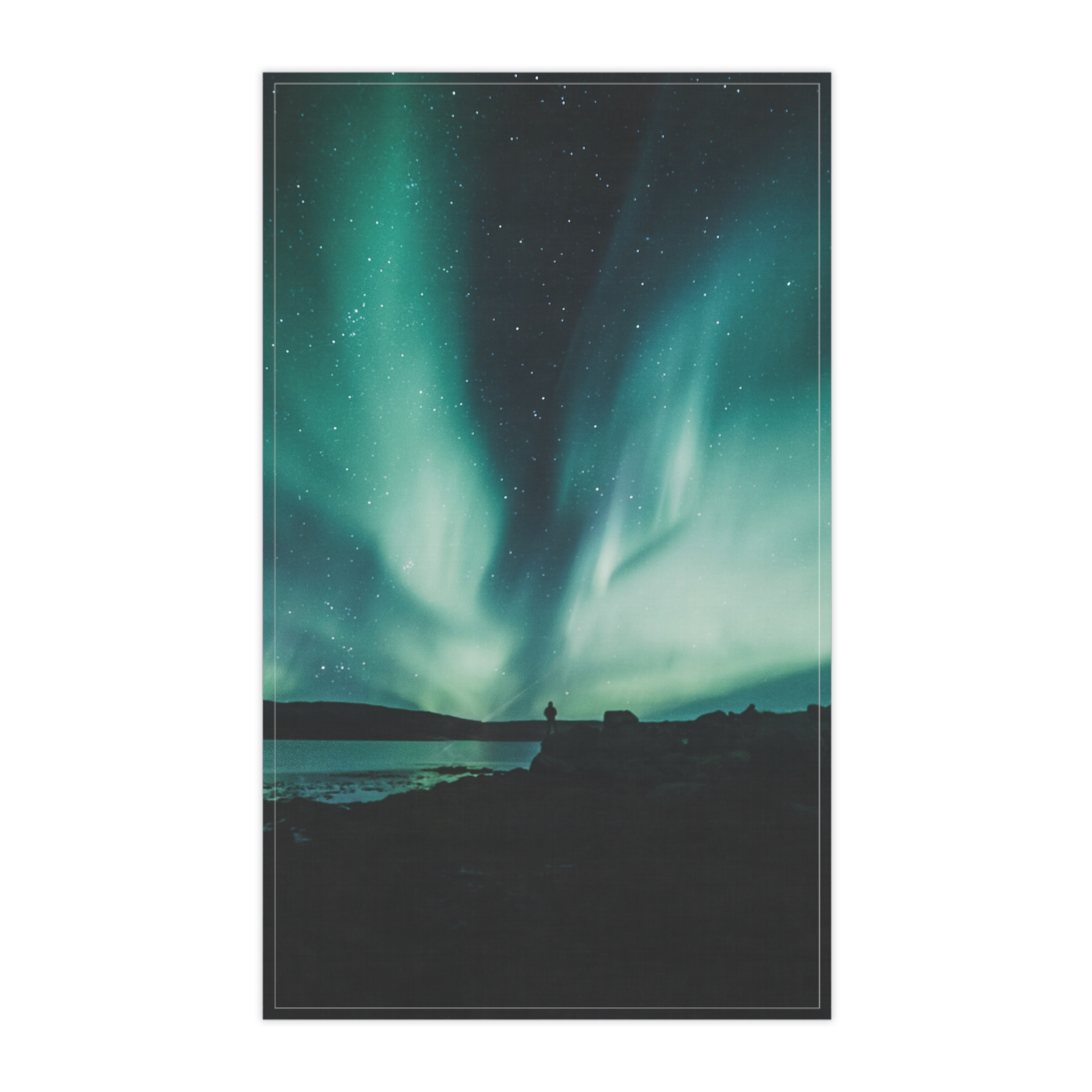 Aurora Borealis Tea Towel - Ethereal-Night Skyscape - Image 5