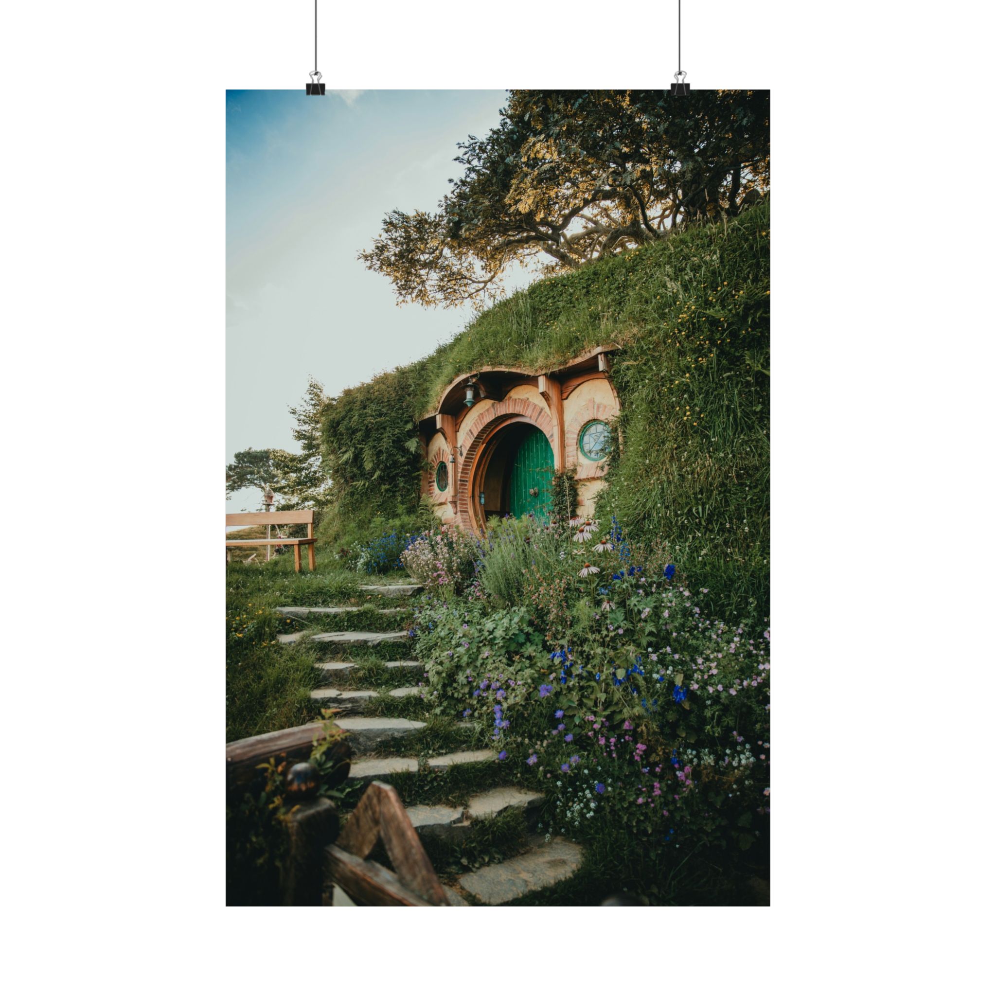 Cottagecore Hobbit Matte Vertical Poster - Botanical-Pathway Rustic-Charm - Image 21
