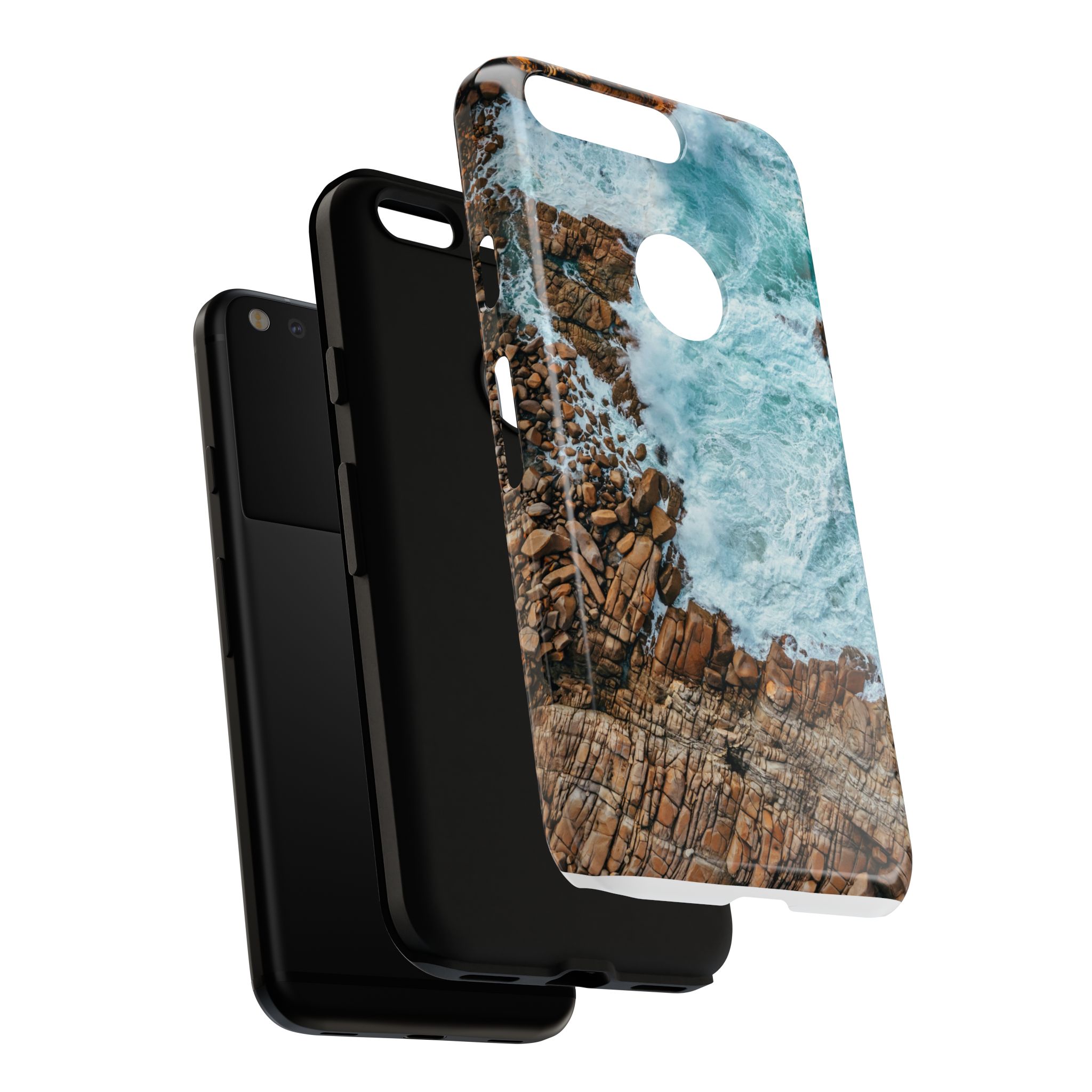 Coastal-Nautilus Tough Cases - Scandinavian-Rustic Shoreline - Image 233