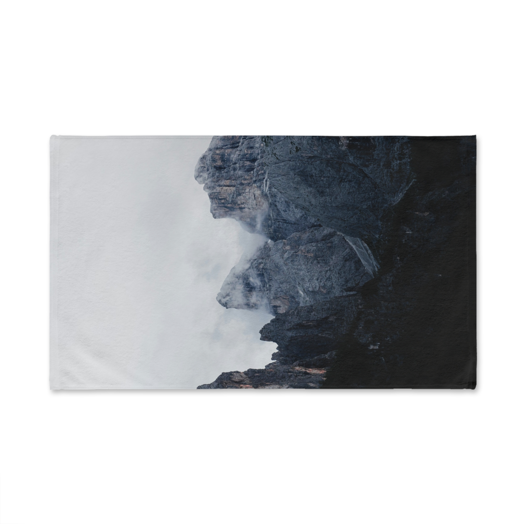 Mystic Mountain Hand Towel - Scandinavian-Clouded Peak - Image 2