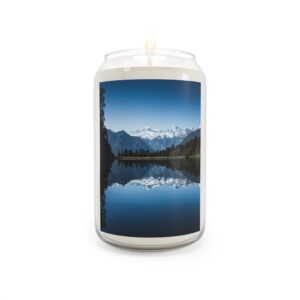 Alpine Reflection Scented Candle, 13.75oz - Contemporary Natural Landscape View