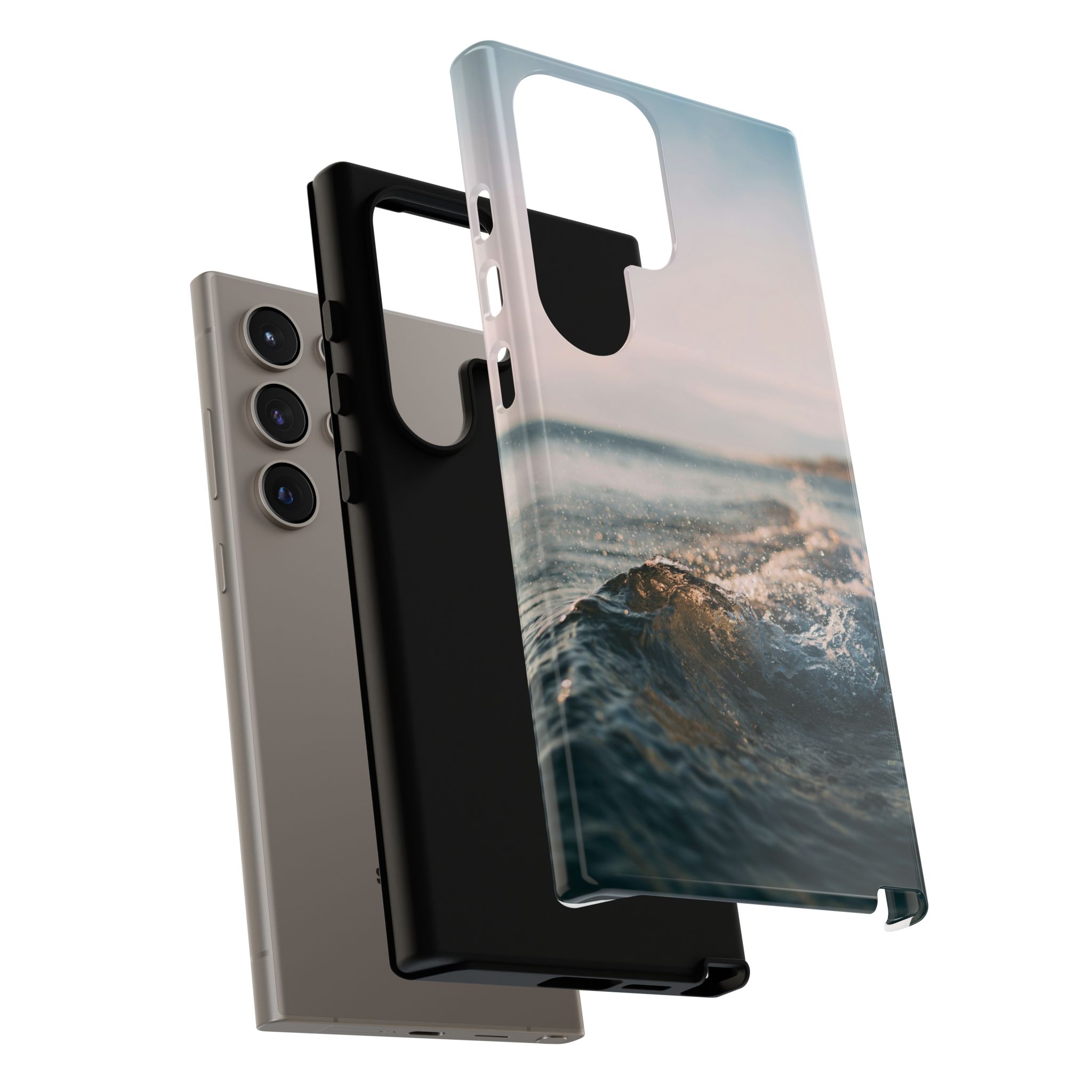 Coastal Wave Tough Cases - Scandinavian-Seaside Serenity - Image 100