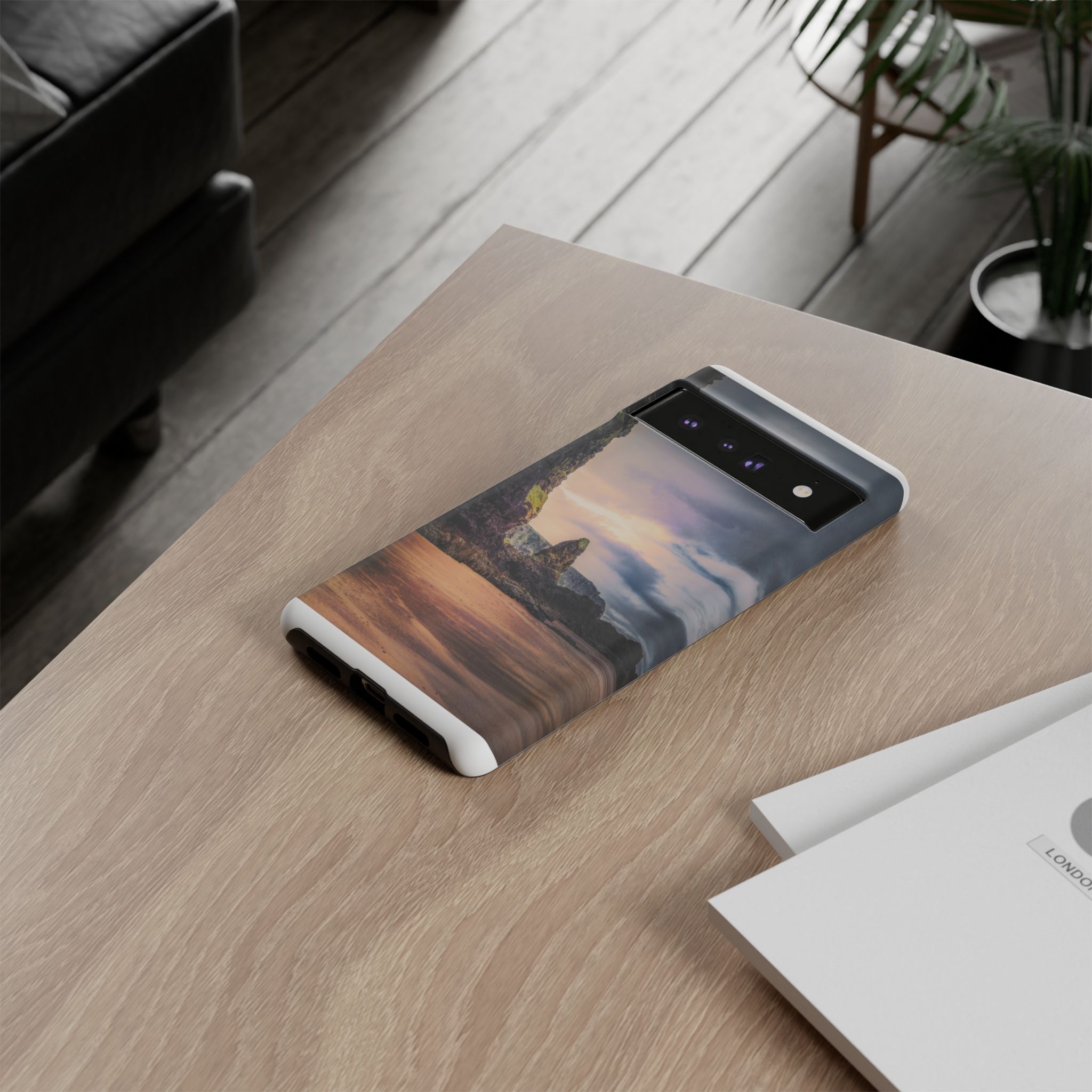 Mystic Cliff Tough Cases - Scandinavian-Modern Coastal Twilight - Image 56
