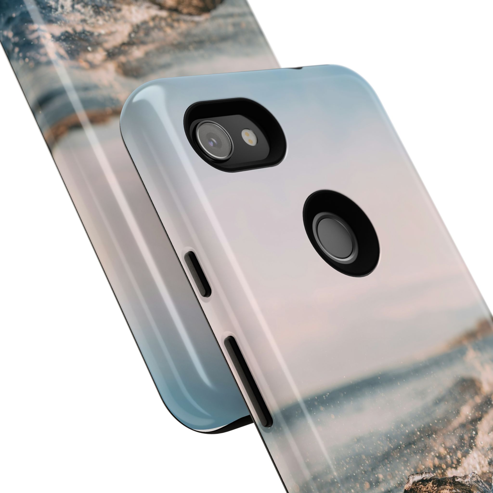 Coastal Wave Tough Cases - Scandinavian-Seaside Serenity - Image 202