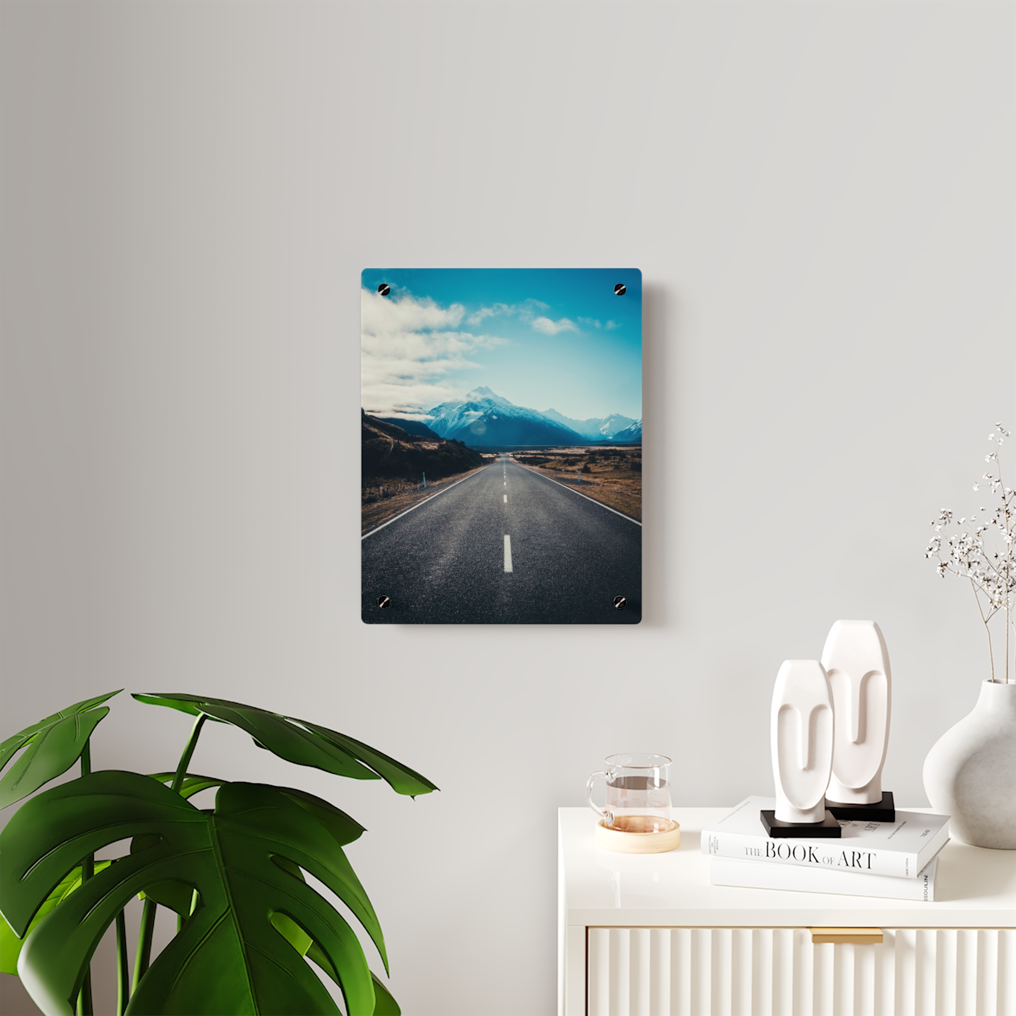 Alpine Horizon Acrylic Wall Art - Cinematic-Vista Roadscape - Image 11