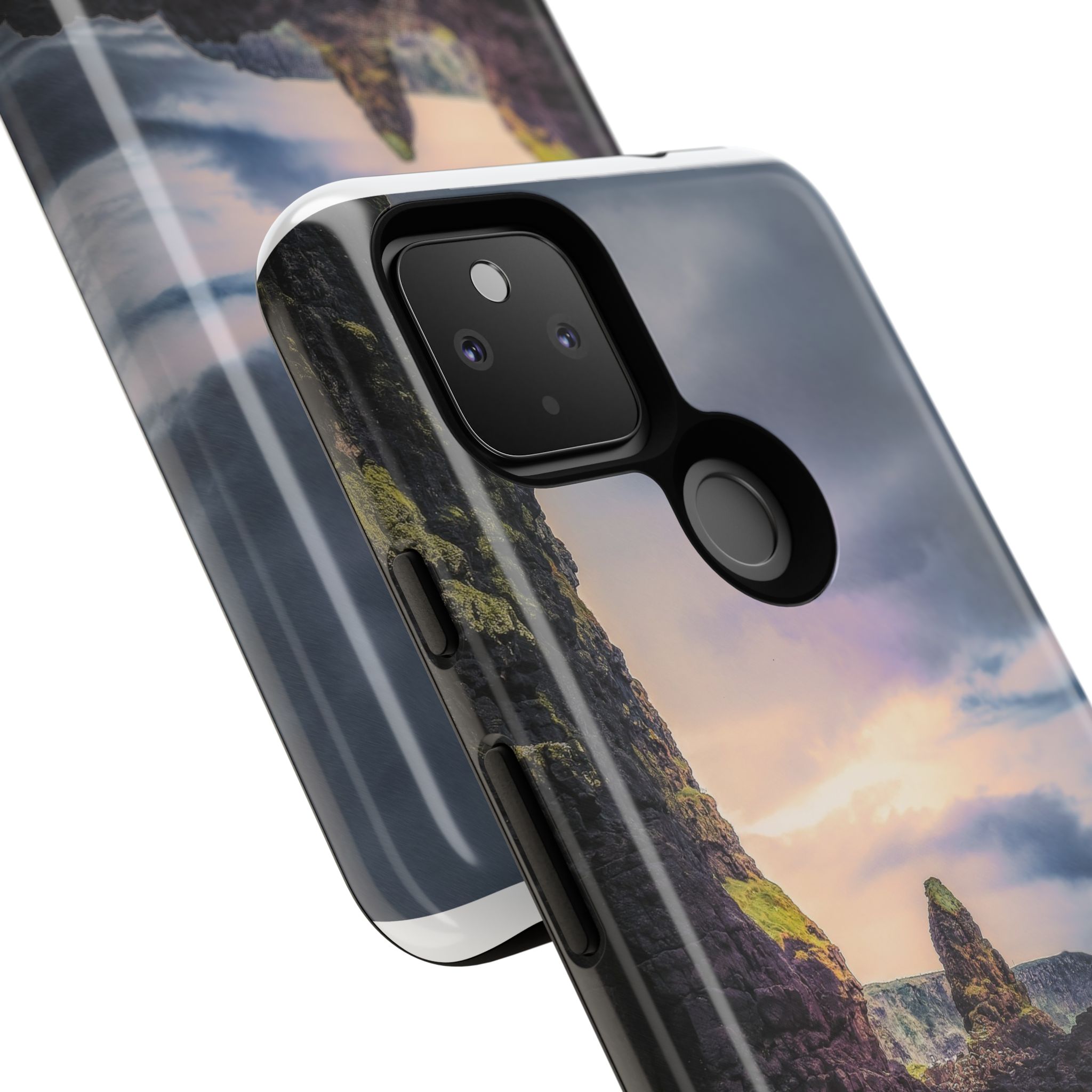 Mystic Cliff Tough Cases - Scandinavian-Modern Coastal Twilight - Image 226