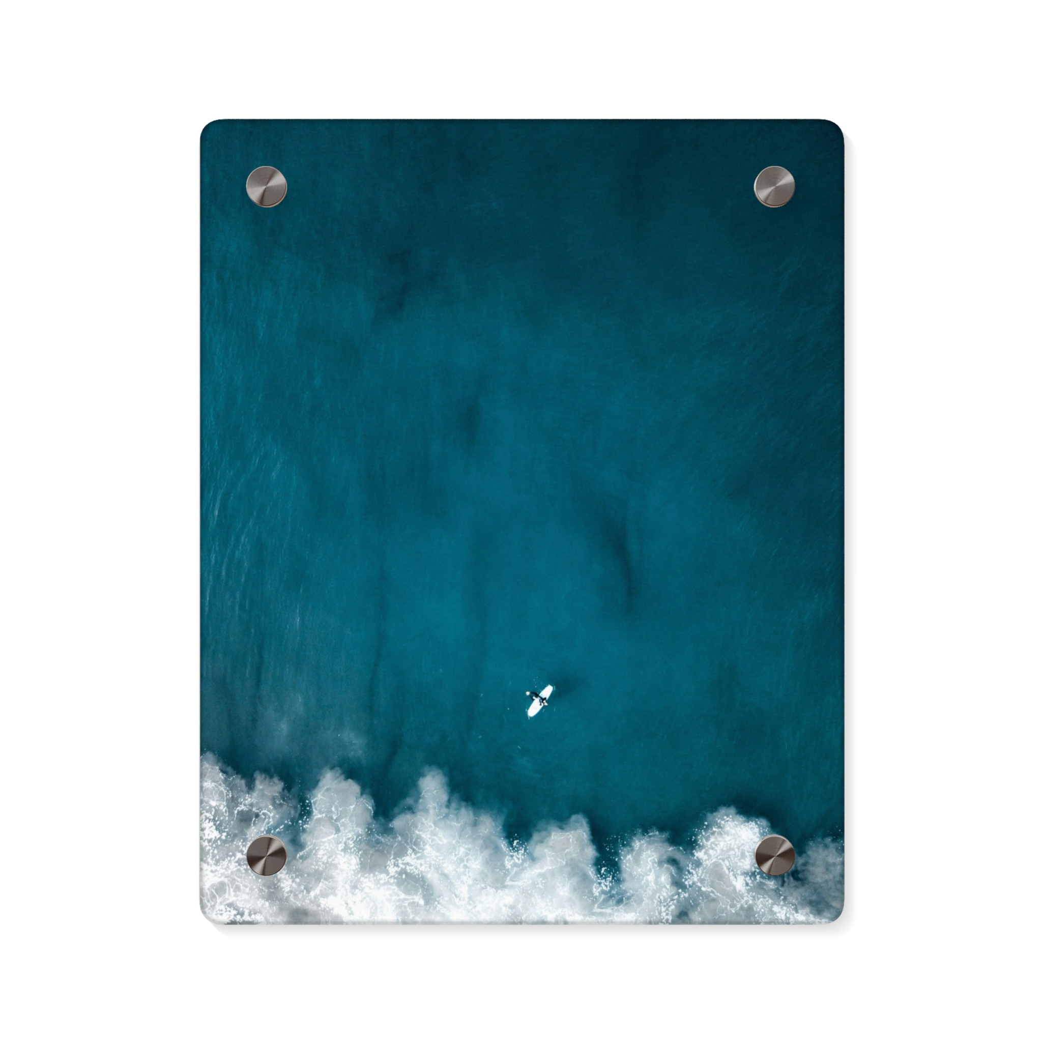 Oceanic Surfer Acrylic Wall Art - Coastal-Modern Deep Sea - Image 5