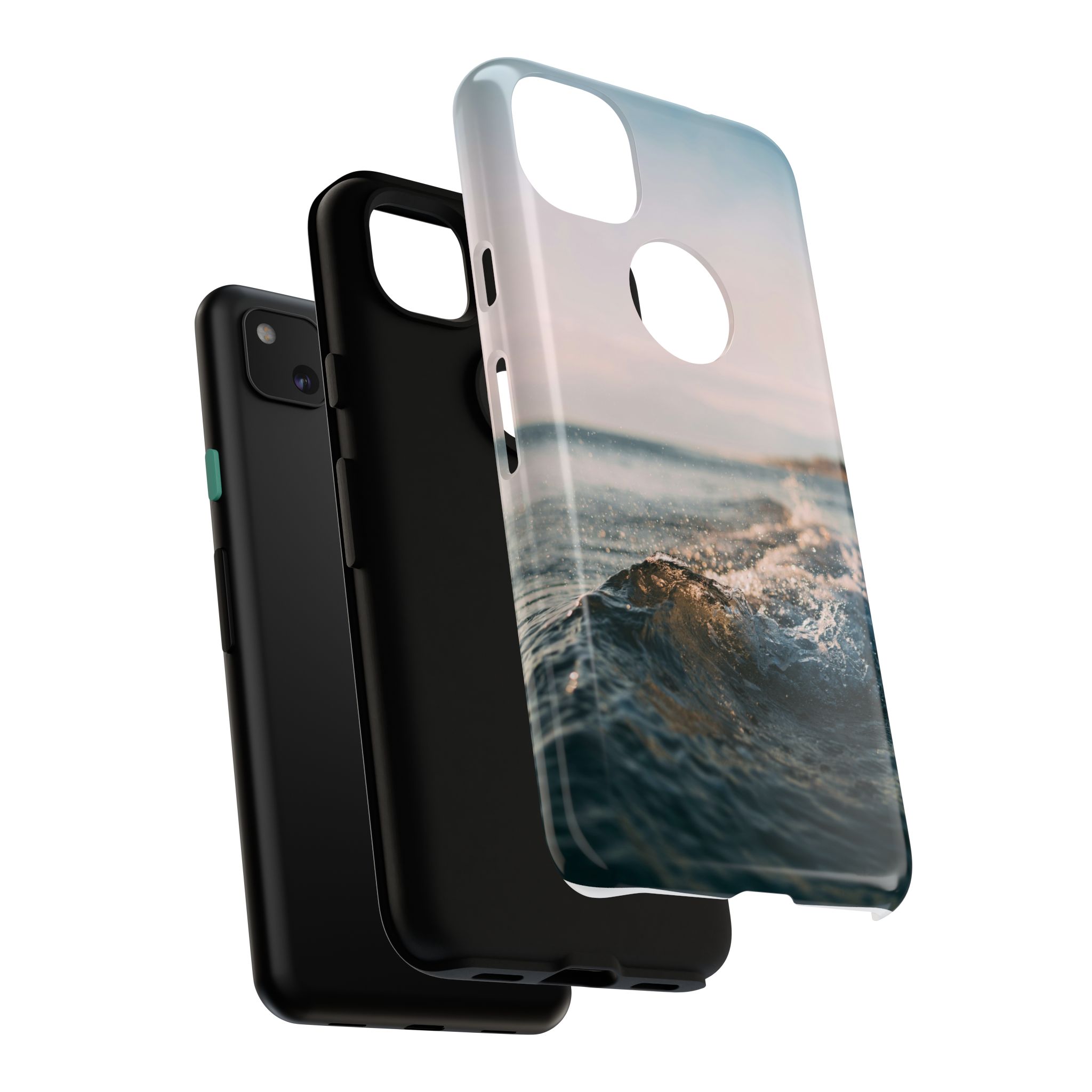 Coastal Wave Tough Cases - Scandinavian-Seaside Serenity - Image 221