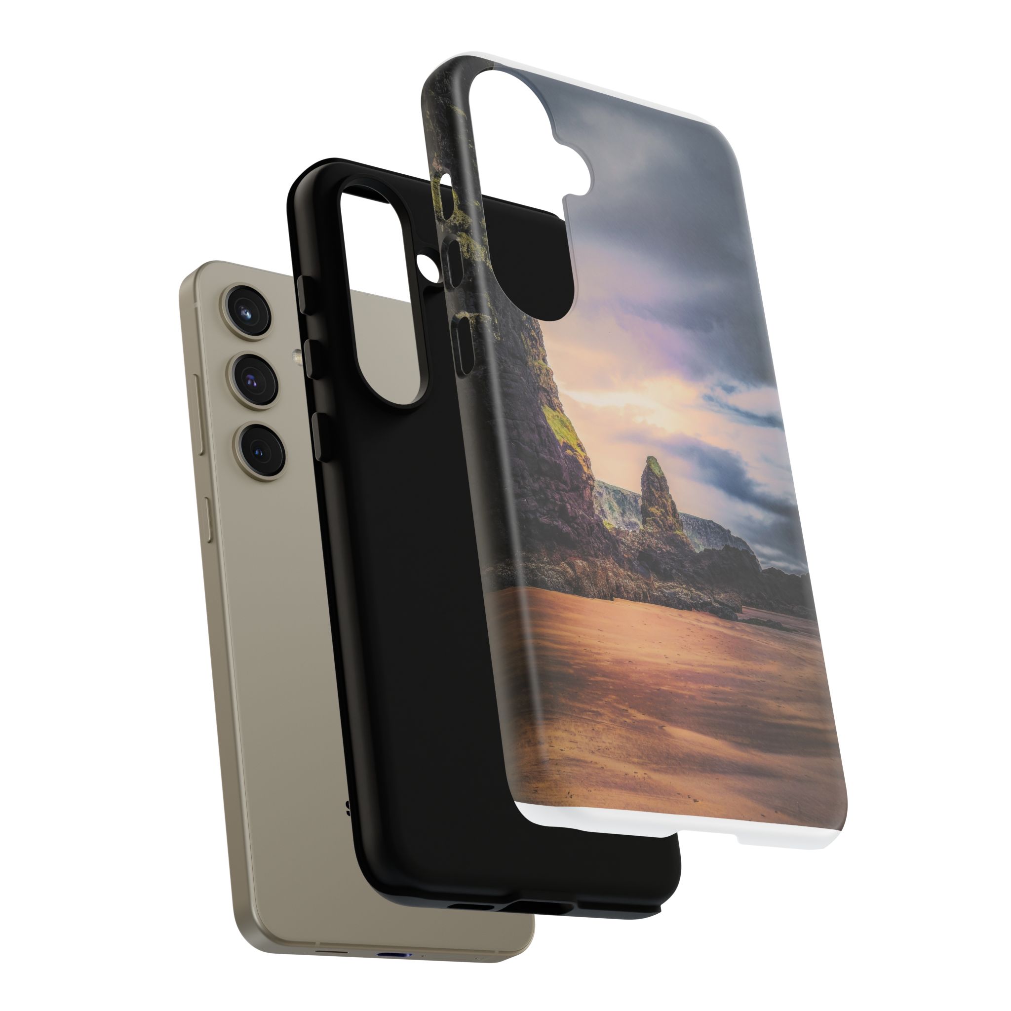 Mystic Cliff Tough Cases - Scandinavian-Modern Coastal Twilight - Image 96