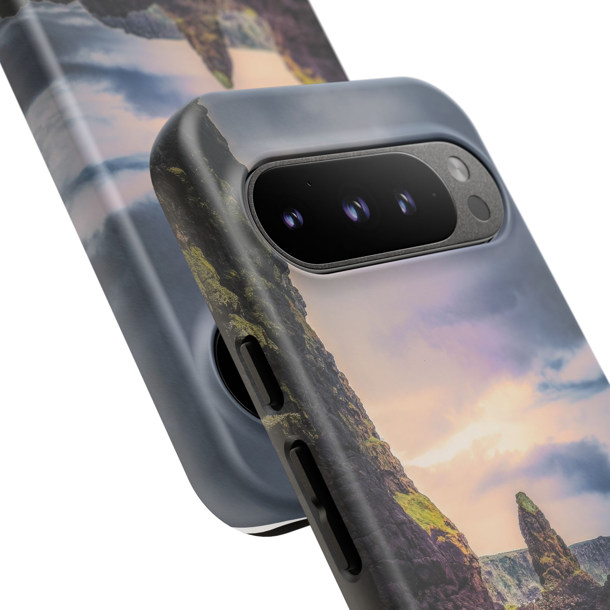 Mystic Cliff Tough Cases - Scandinavian-Modern Coastal Twilight - Image 163