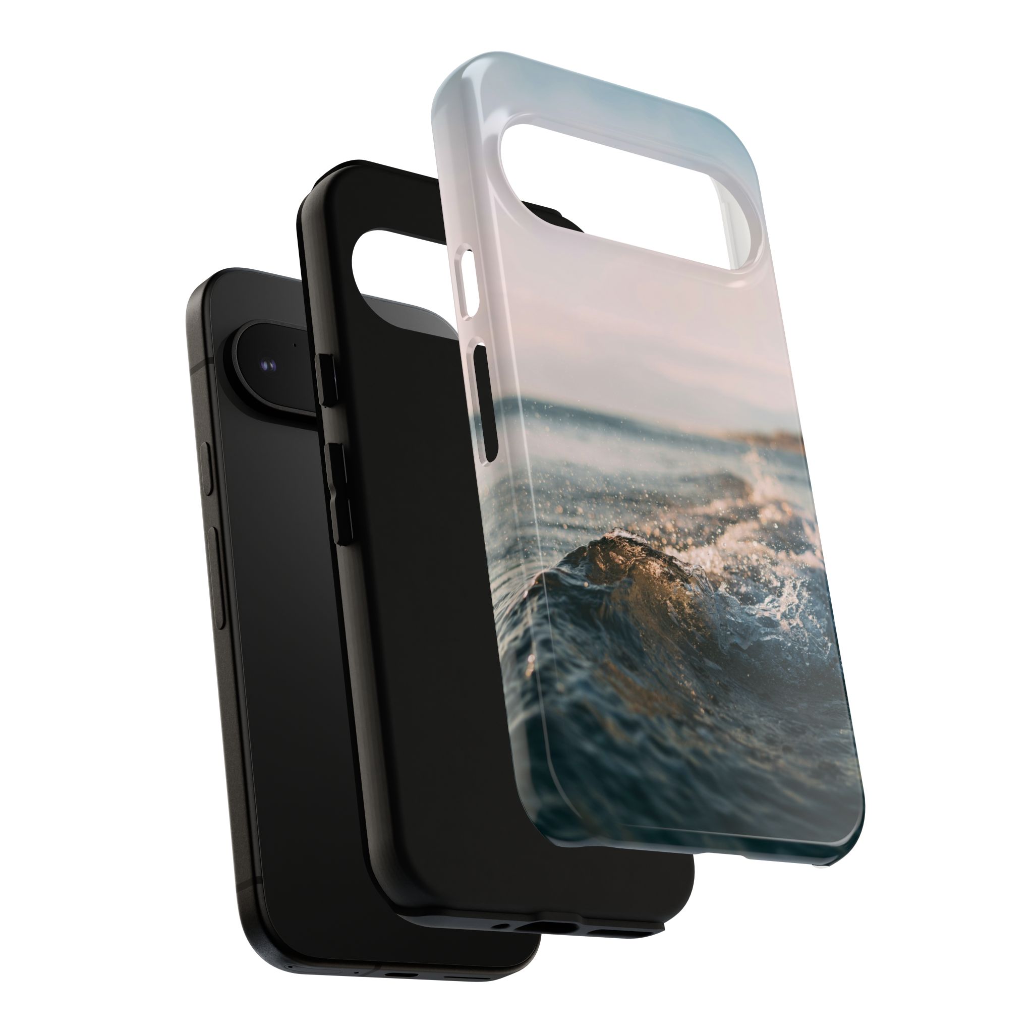 Coastal Wave Tough Cases - Scandinavian-Seaside Serenity - Image 155