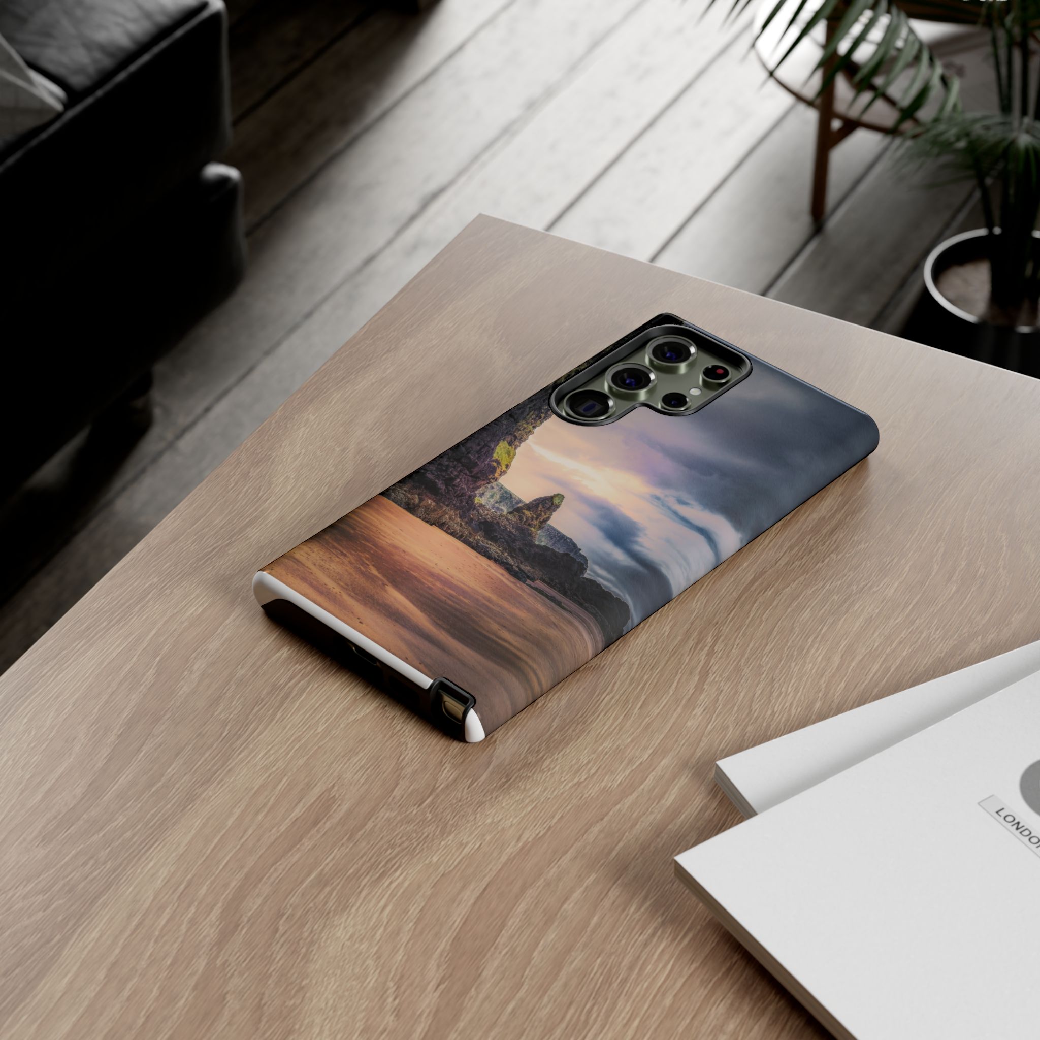 Mystic Cliff Tough Cases - Scandinavian-Modern Coastal Twilight - Image 36