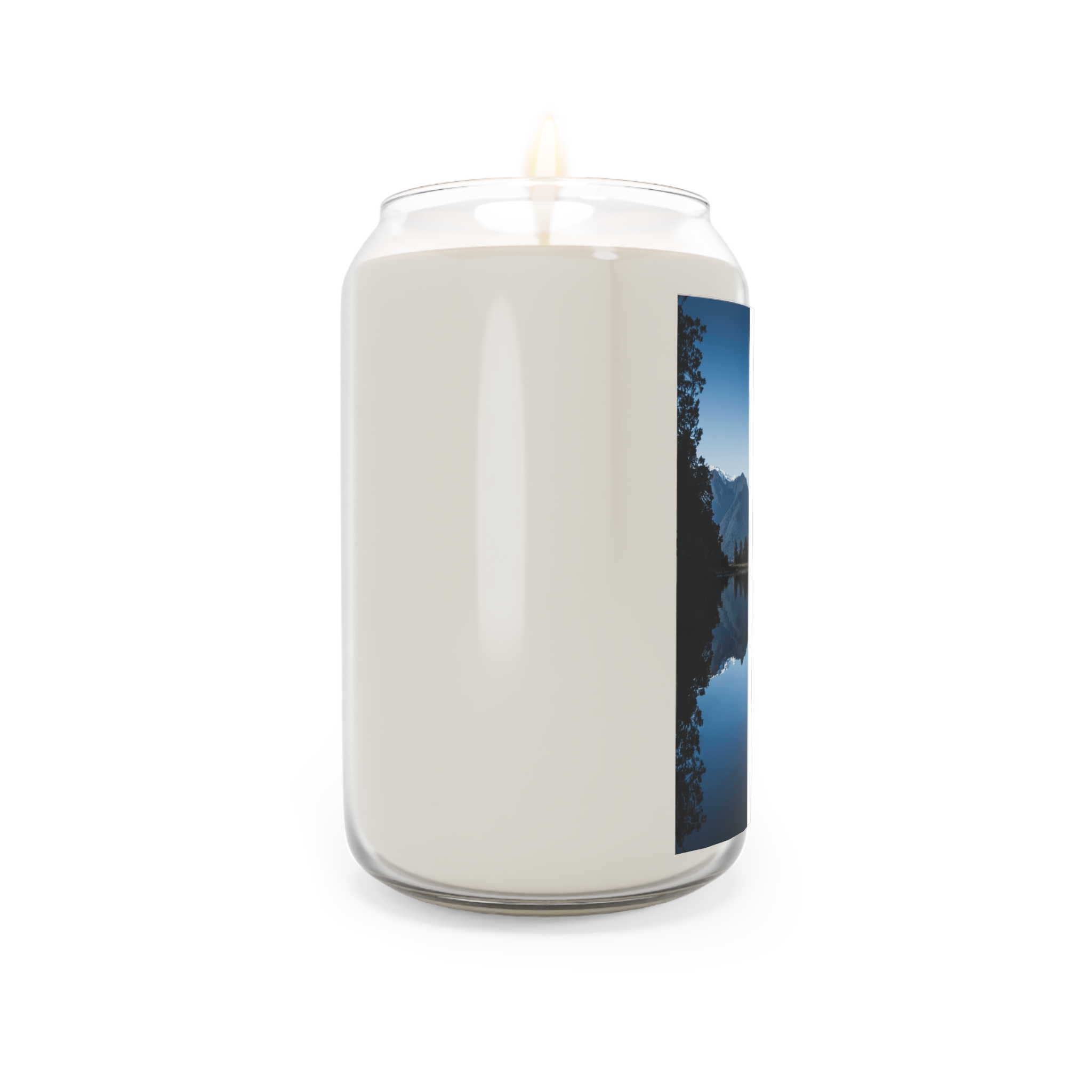 Alpine Reflection Scented Candle, 13.75oz - Contemporary Natural Landscape View - Image 7