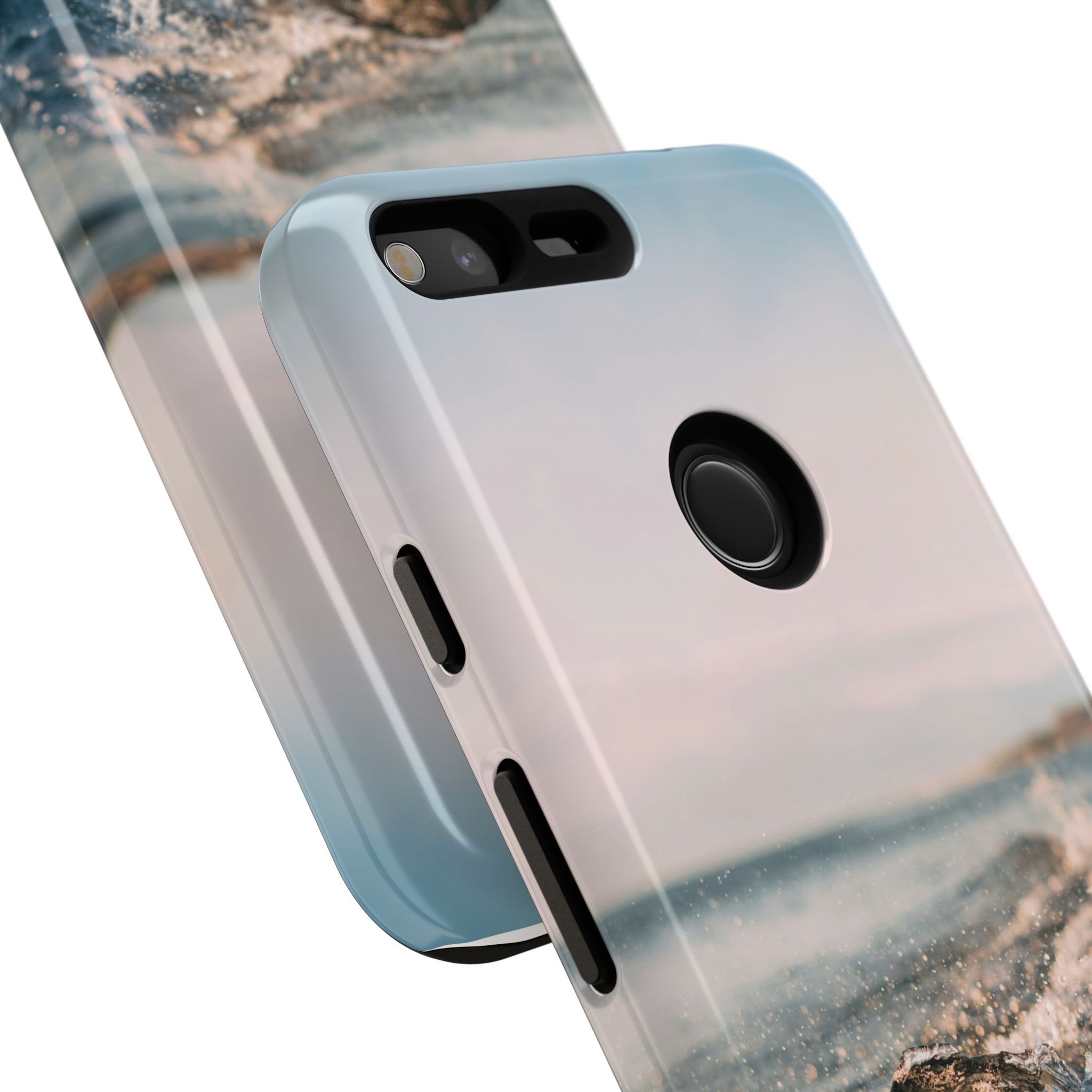 Coastal Wave Tough Cases - Scandinavian-Seaside Serenity - Image 238