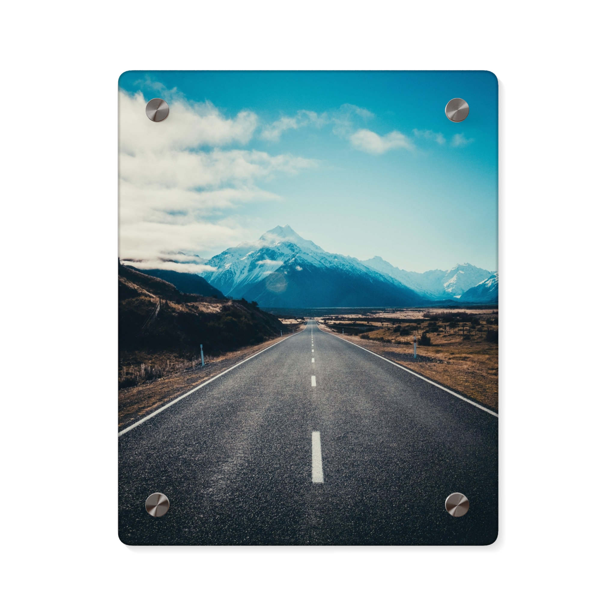 Alpine Horizon Acrylic Wall Art - Cinematic-Vista Roadscape - Image 5