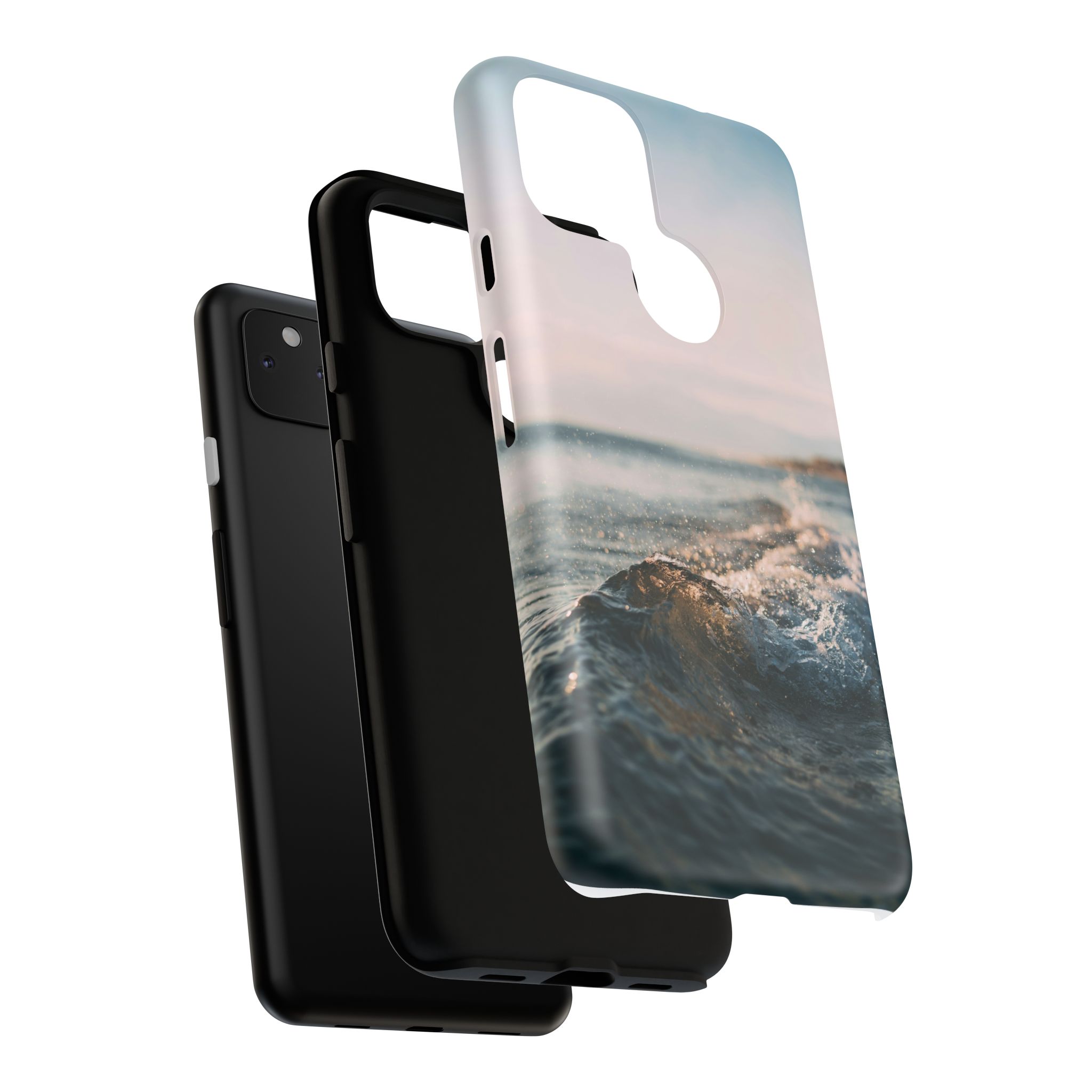 Coastal Wave Tough Cases - Scandinavian-Seaside Serenity - Image 230