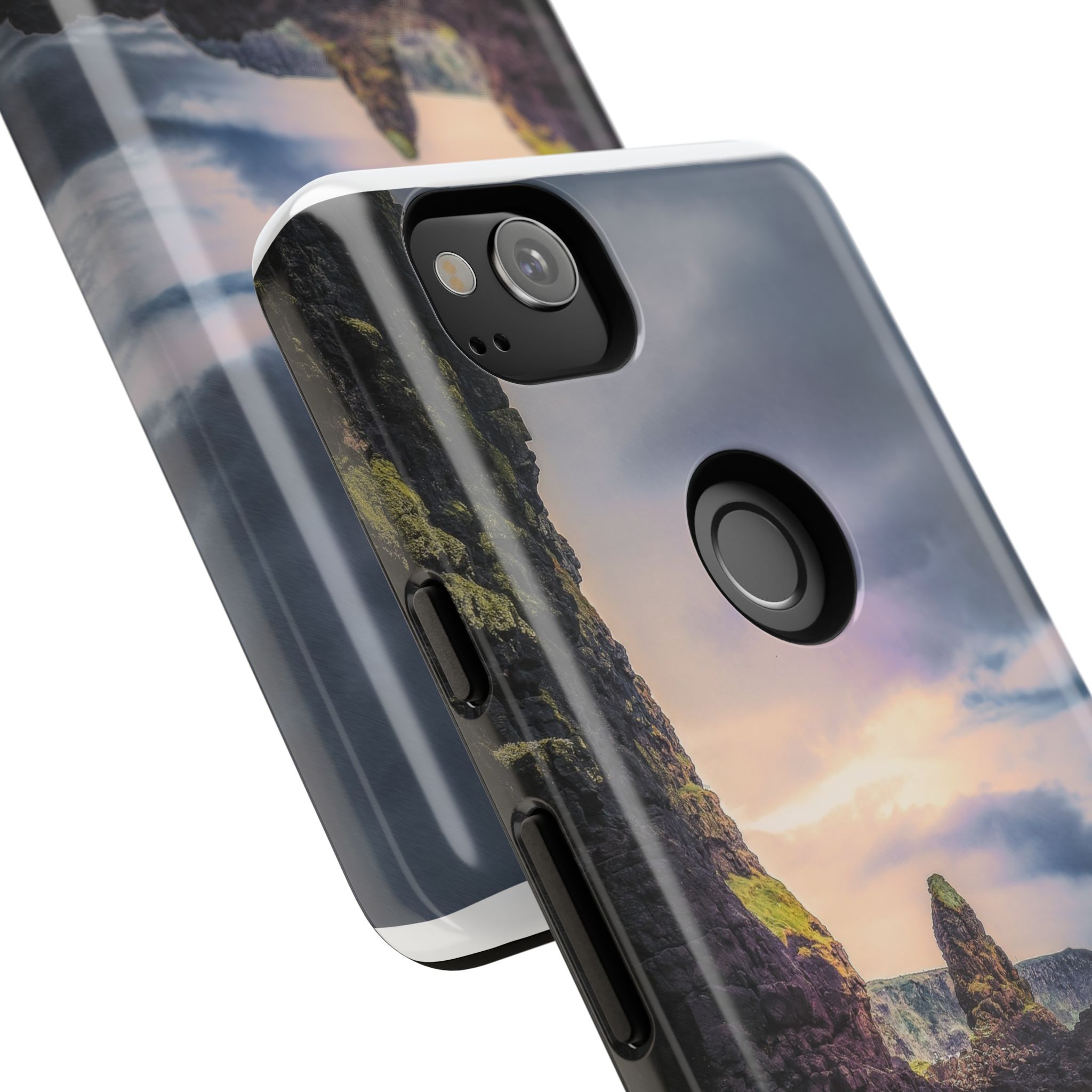 Mystic Cliff Tough Cases - Scandinavian-Modern Coastal Twilight - Image 172