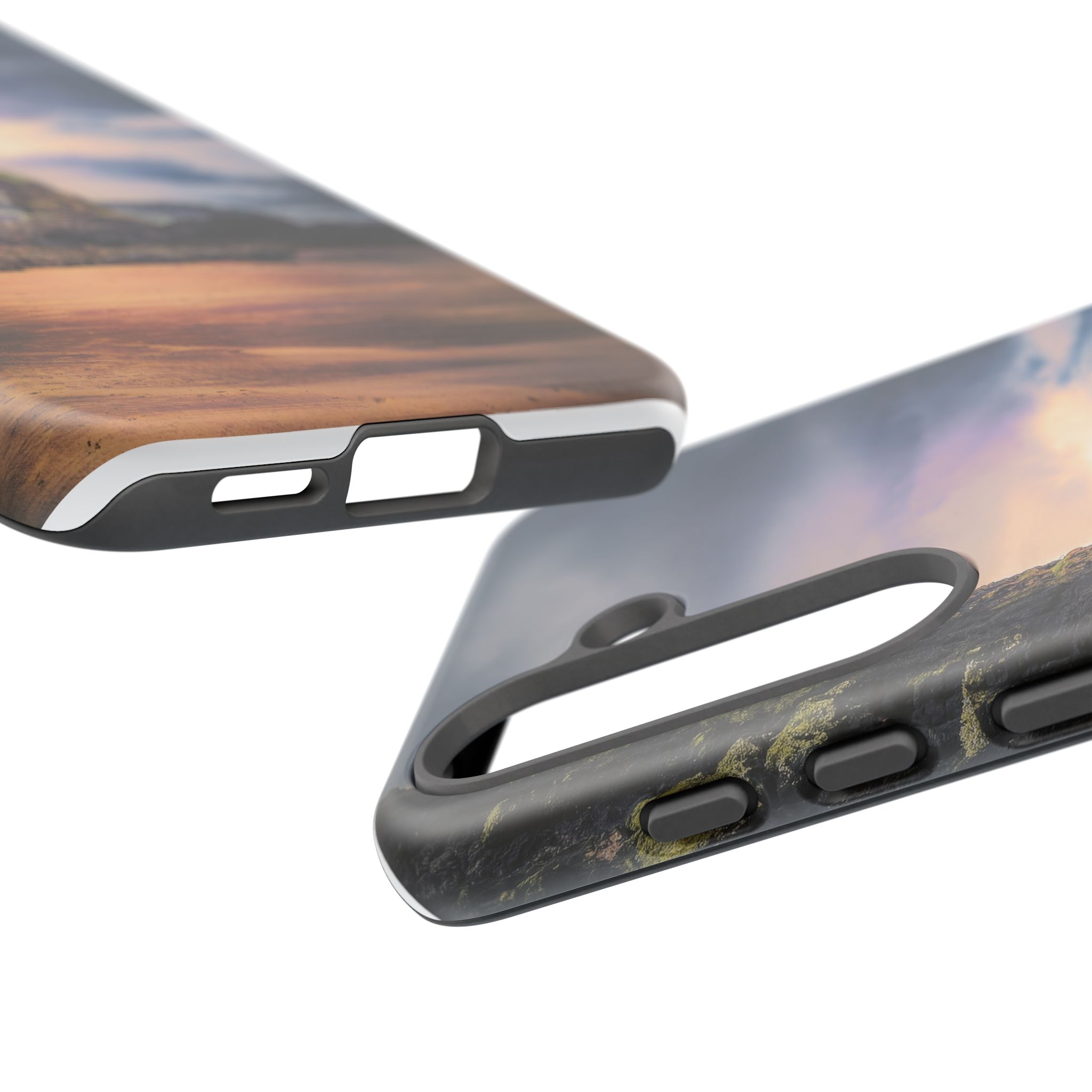 Mystic Cliff Tough Cases - Scandinavian-Modern Coastal Twilight - Image 249