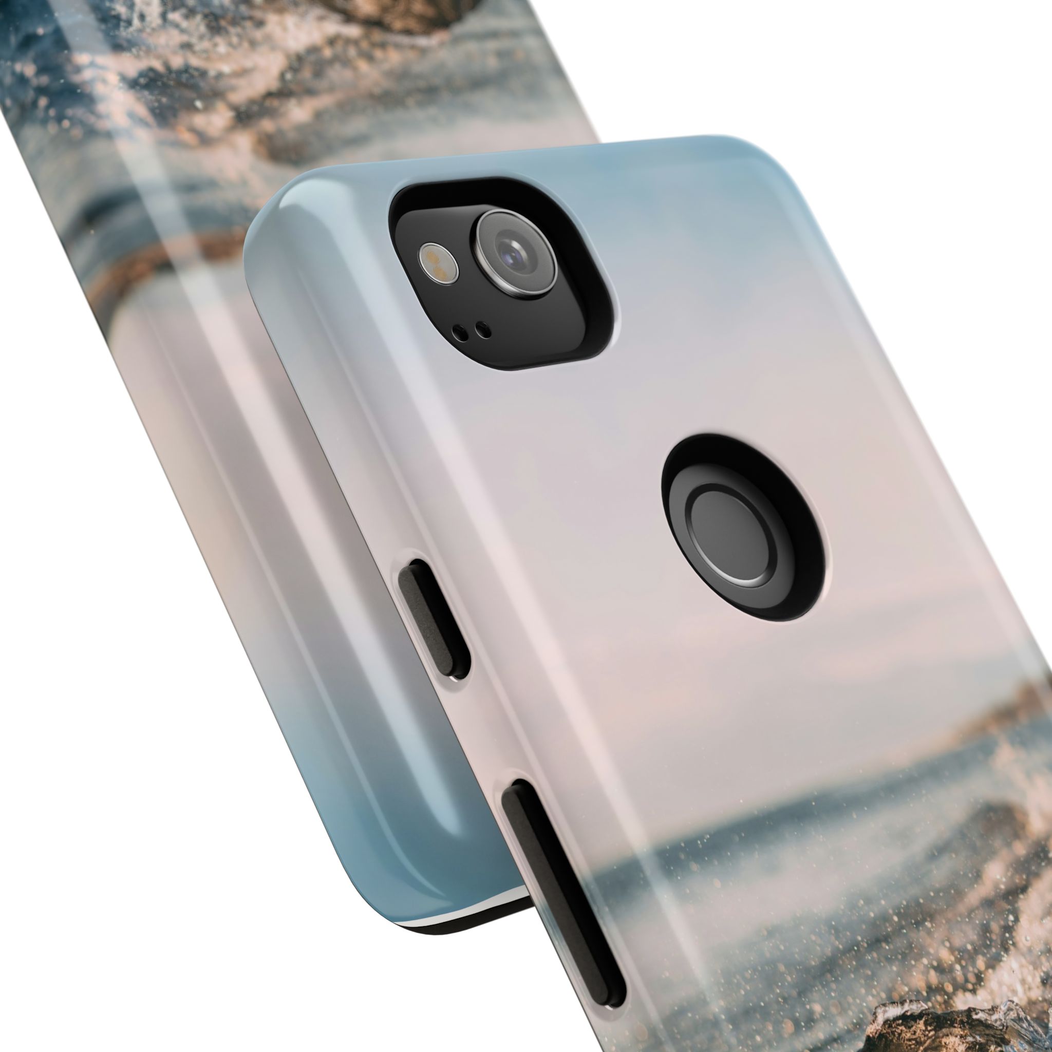 Coastal Wave Tough Cases - Scandinavian-Seaside Serenity - Image 172