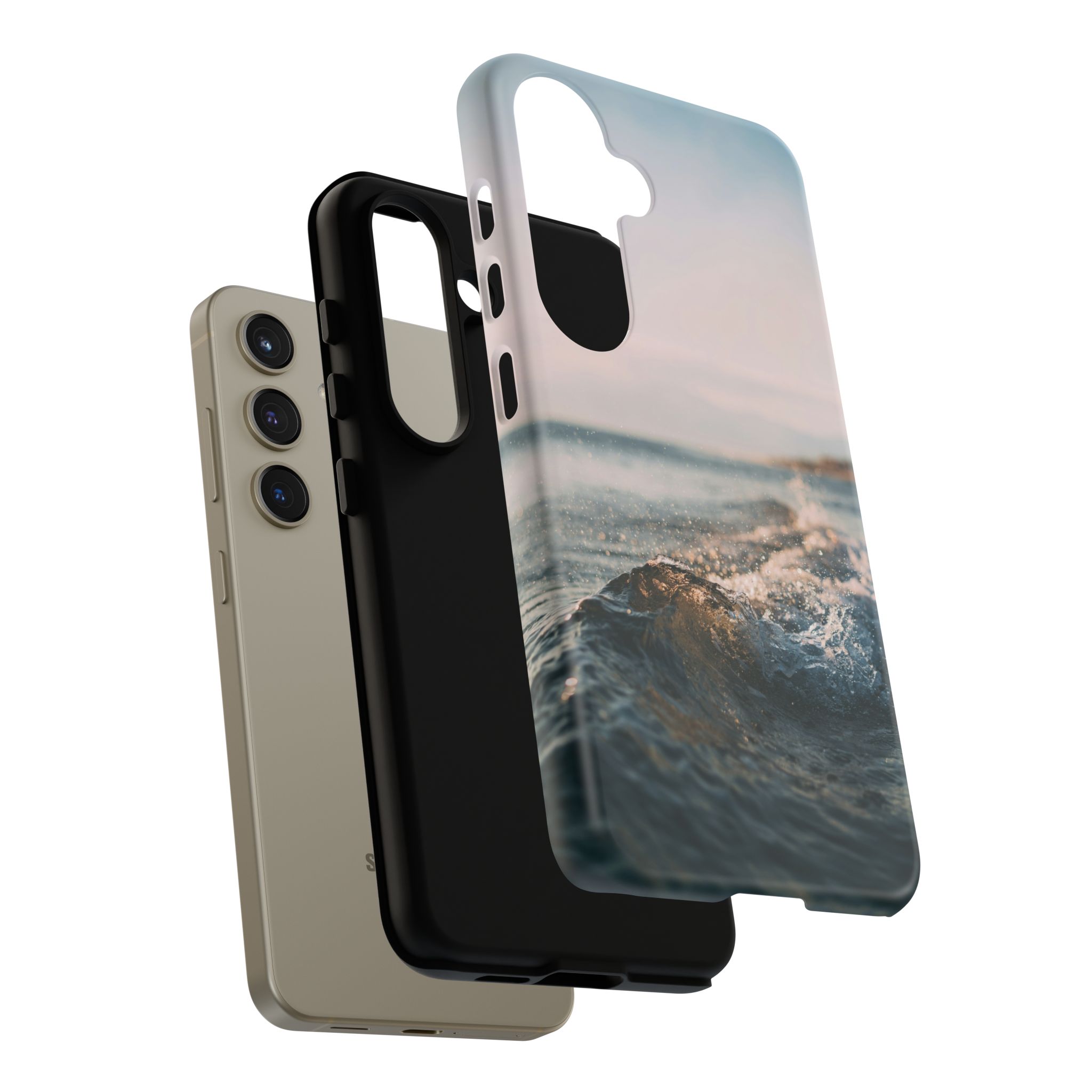 Coastal Wave Tough Cases - Scandinavian-Seaside Serenity - Image 88