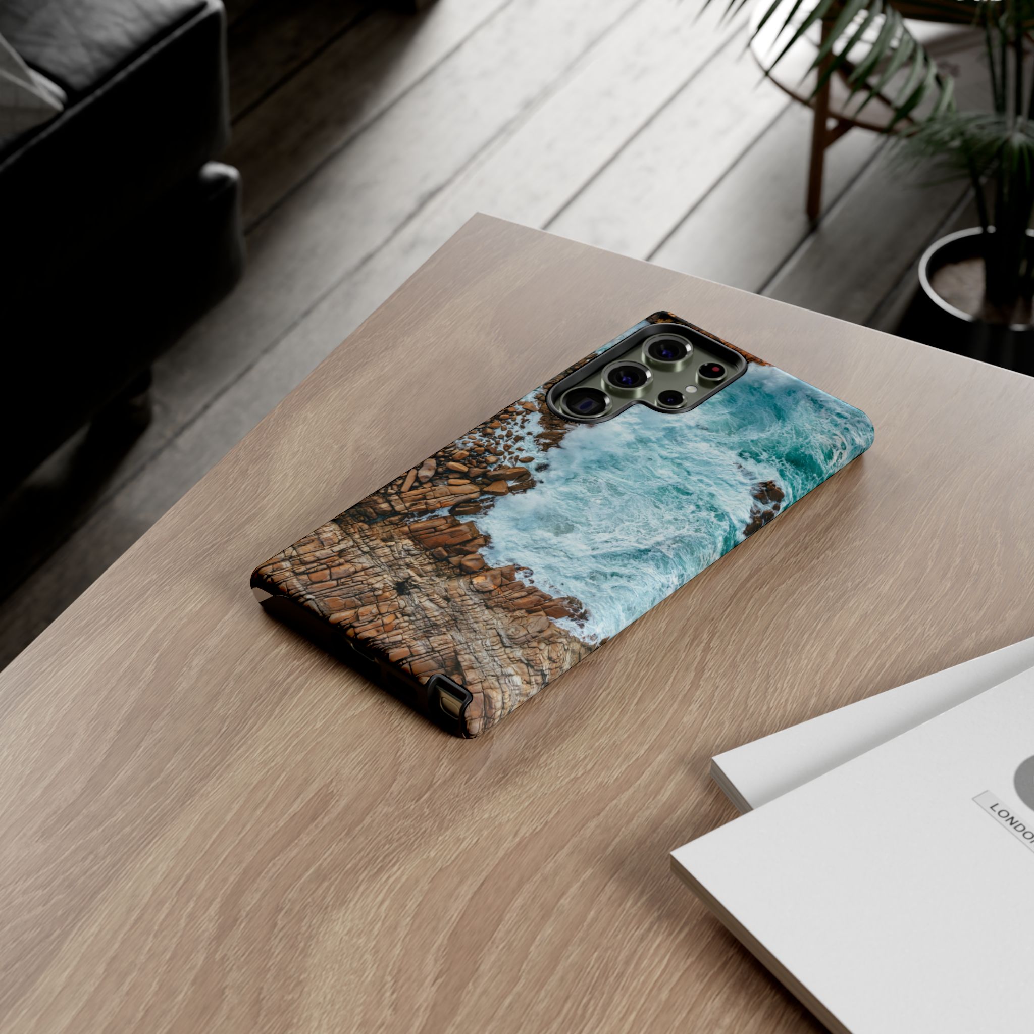Coastal-Nautilus Tough Cases - Scandinavian-Rustic Shoreline - Image 40