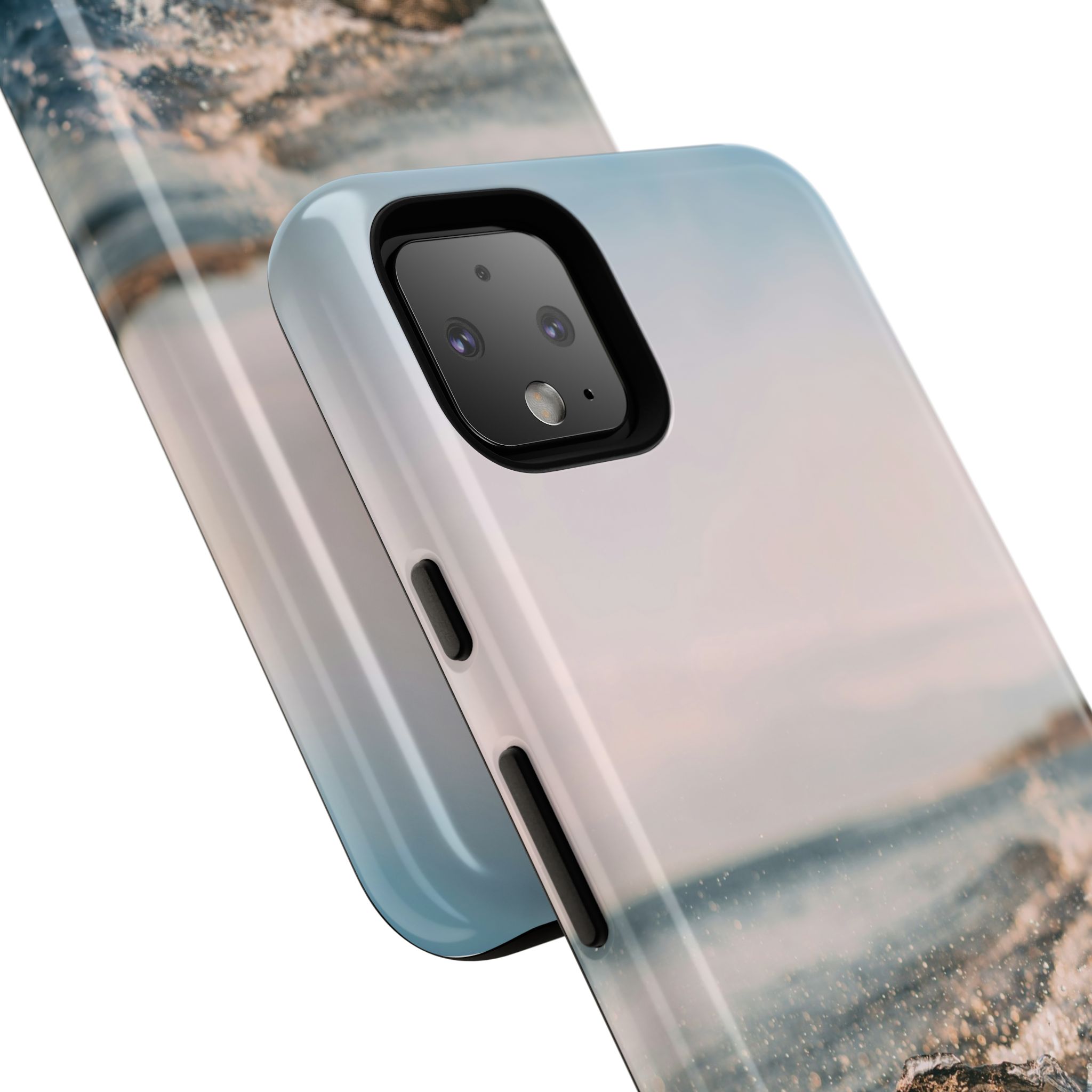 Coastal Wave Tough Cases - Scandinavian-Seaside Serenity - Image 214