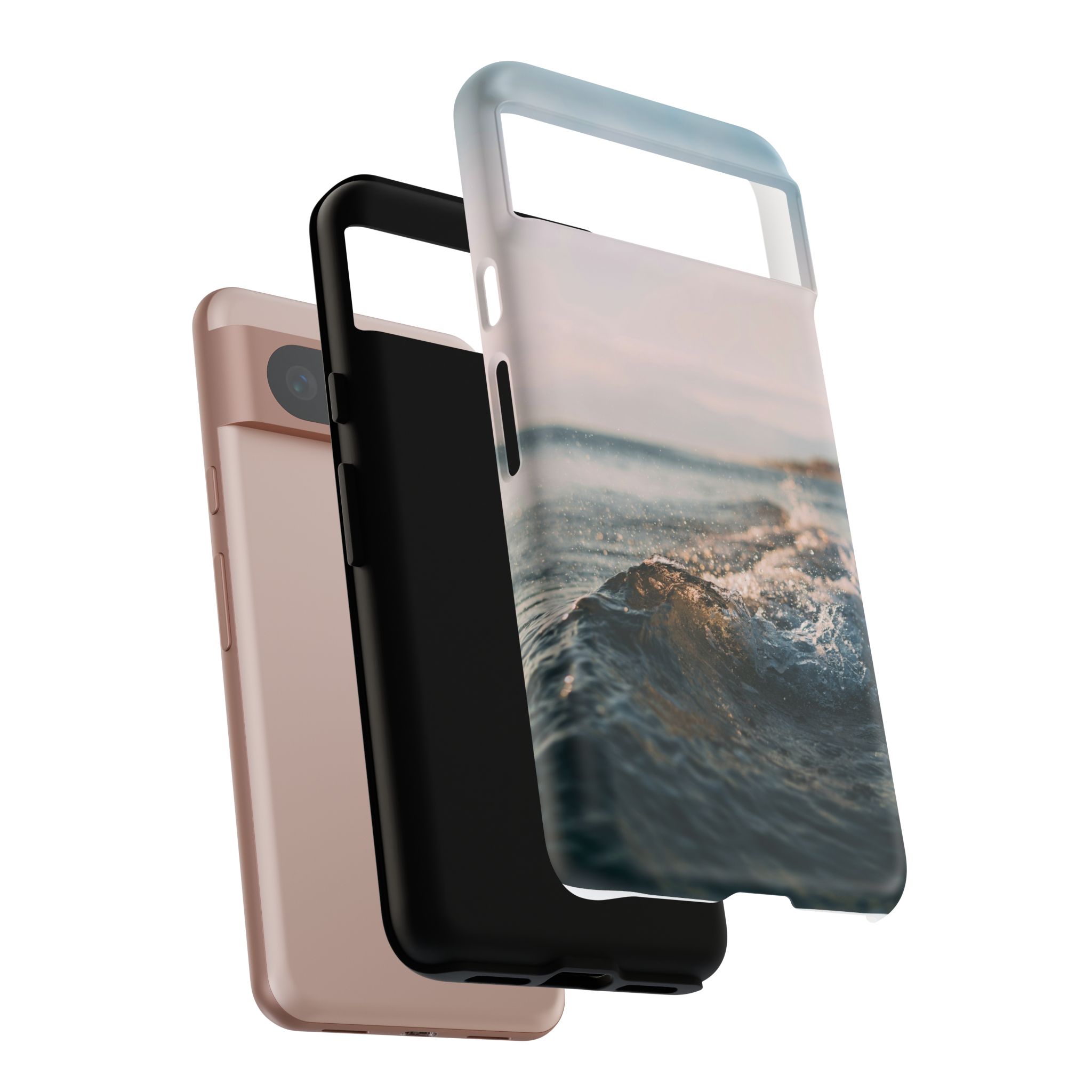 Coastal Wave Tough Cases - Scandinavian-Seaside Serenity - Image 120