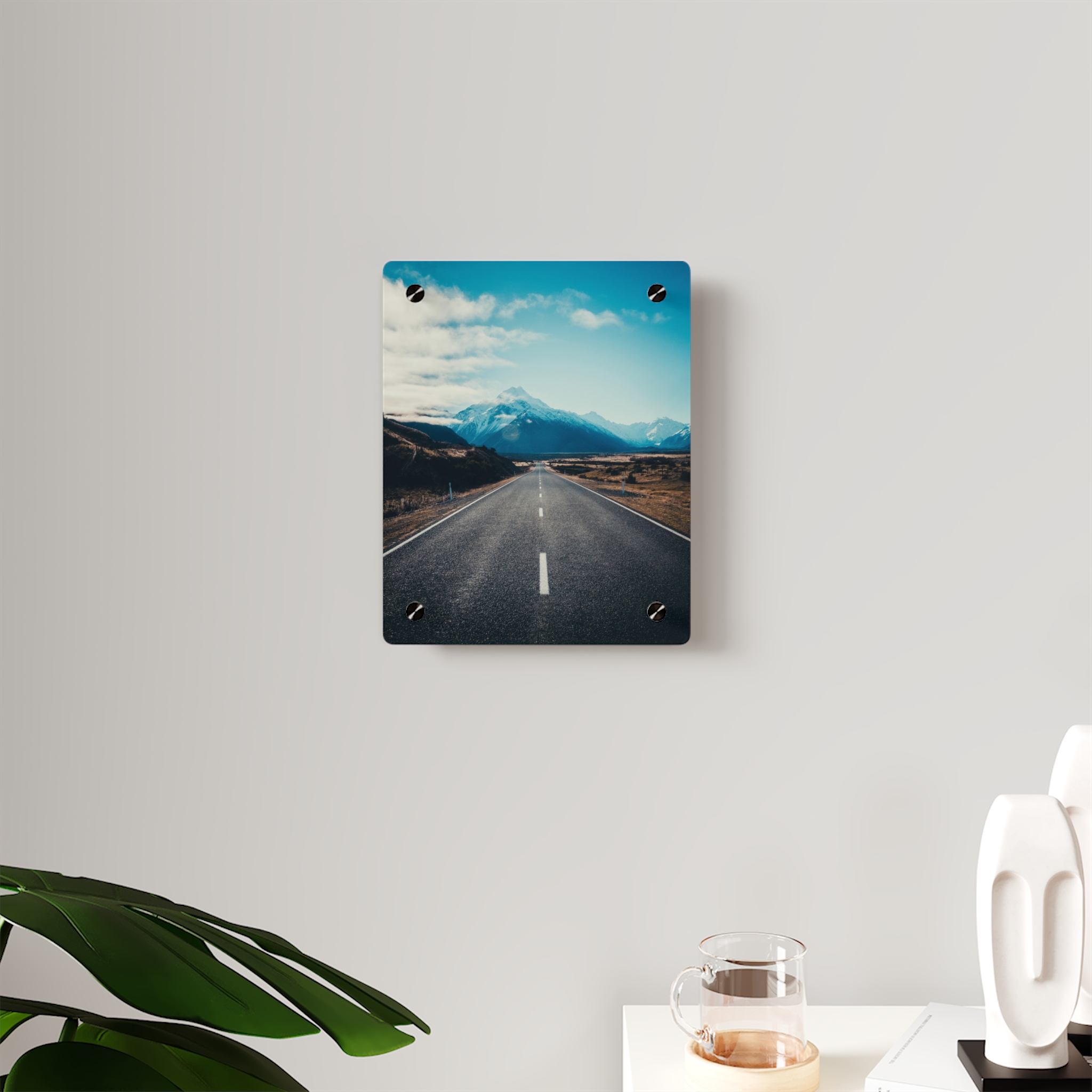 Alpine Horizon Acrylic Wall Art - Cinematic-Vista Roadscape - Image 7