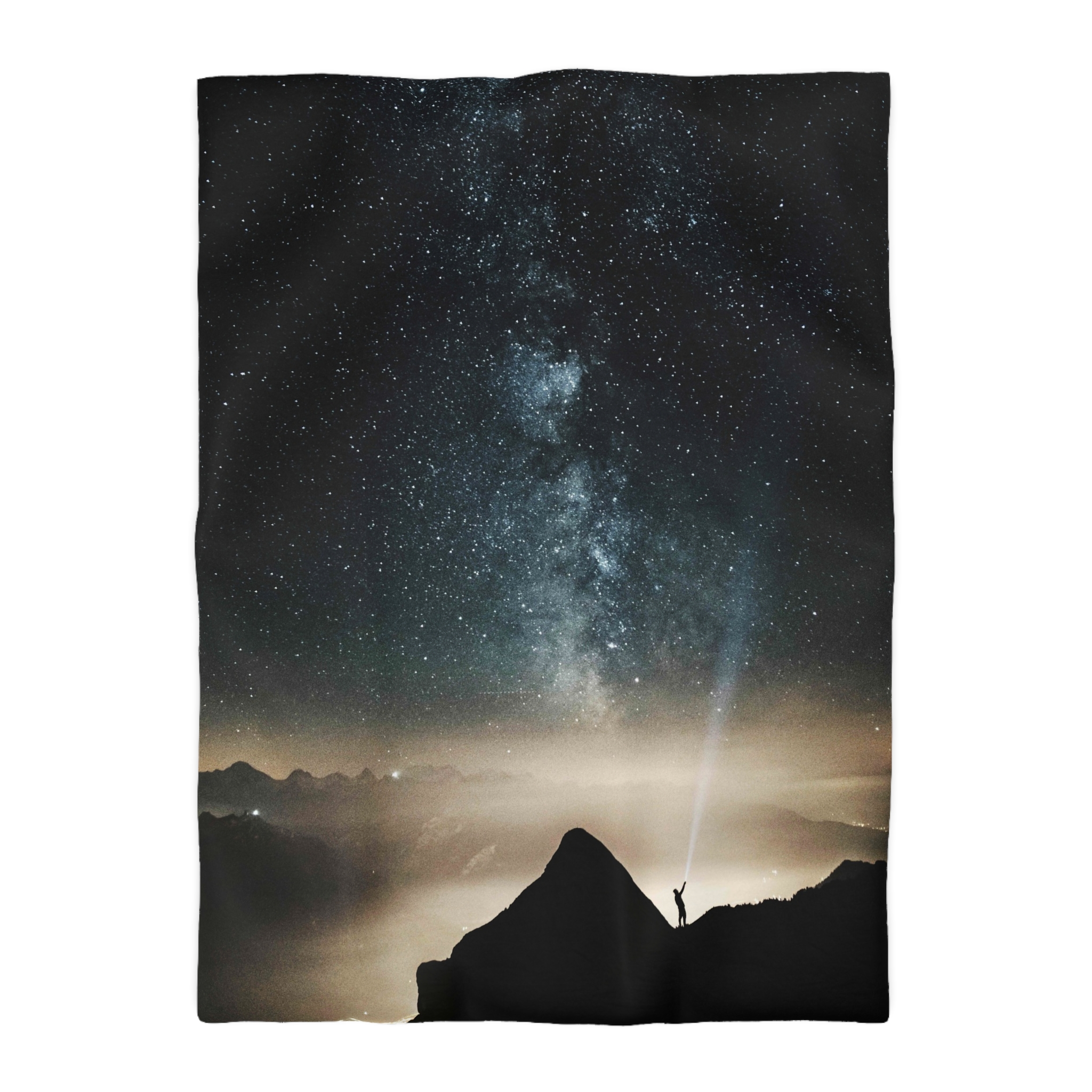 Mystic Galaxy Duvet Cover - Nocturnal-Starlight Exploration - Image 10