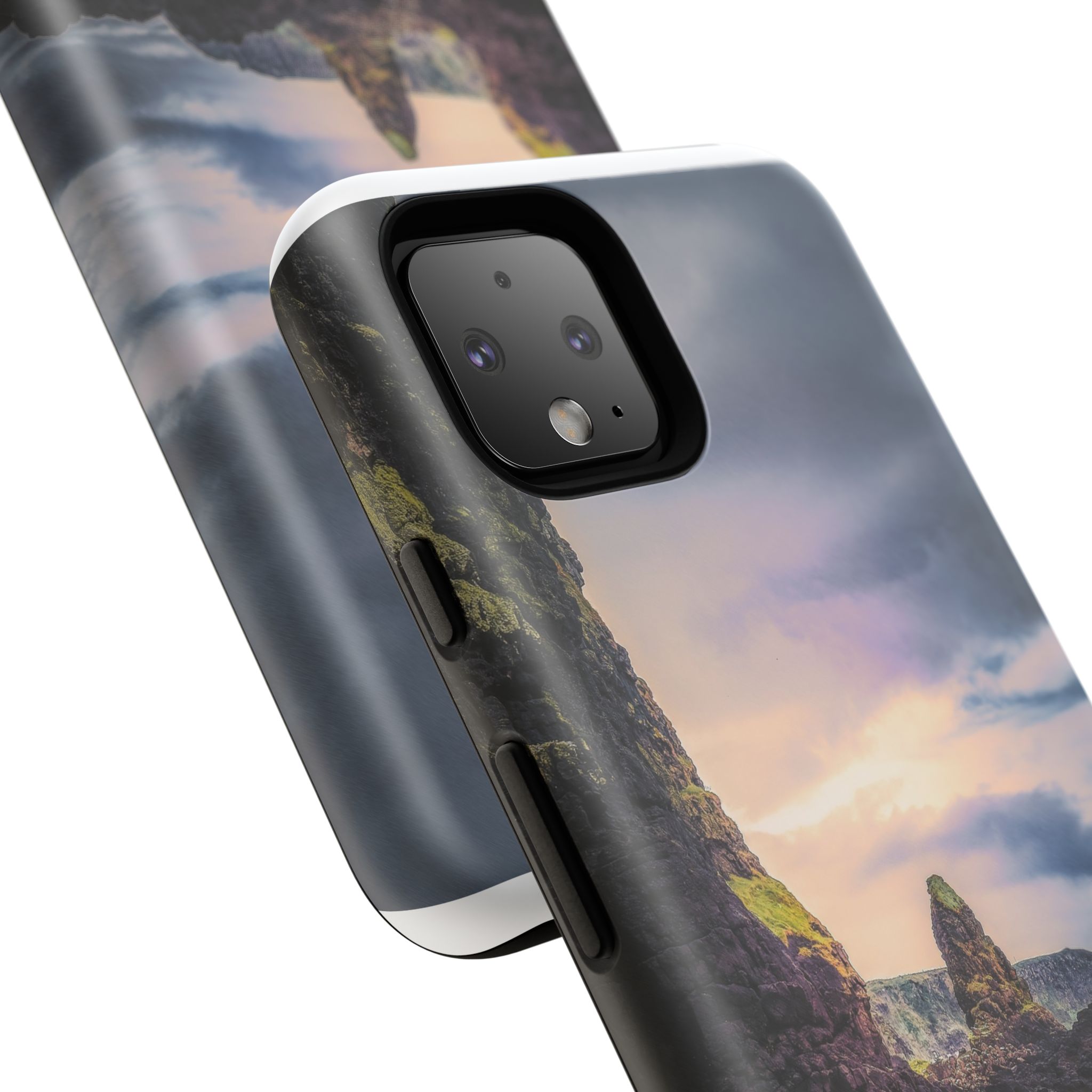 Mystic Cliff Tough Cases - Scandinavian-Modern Coastal Twilight - Image 211
