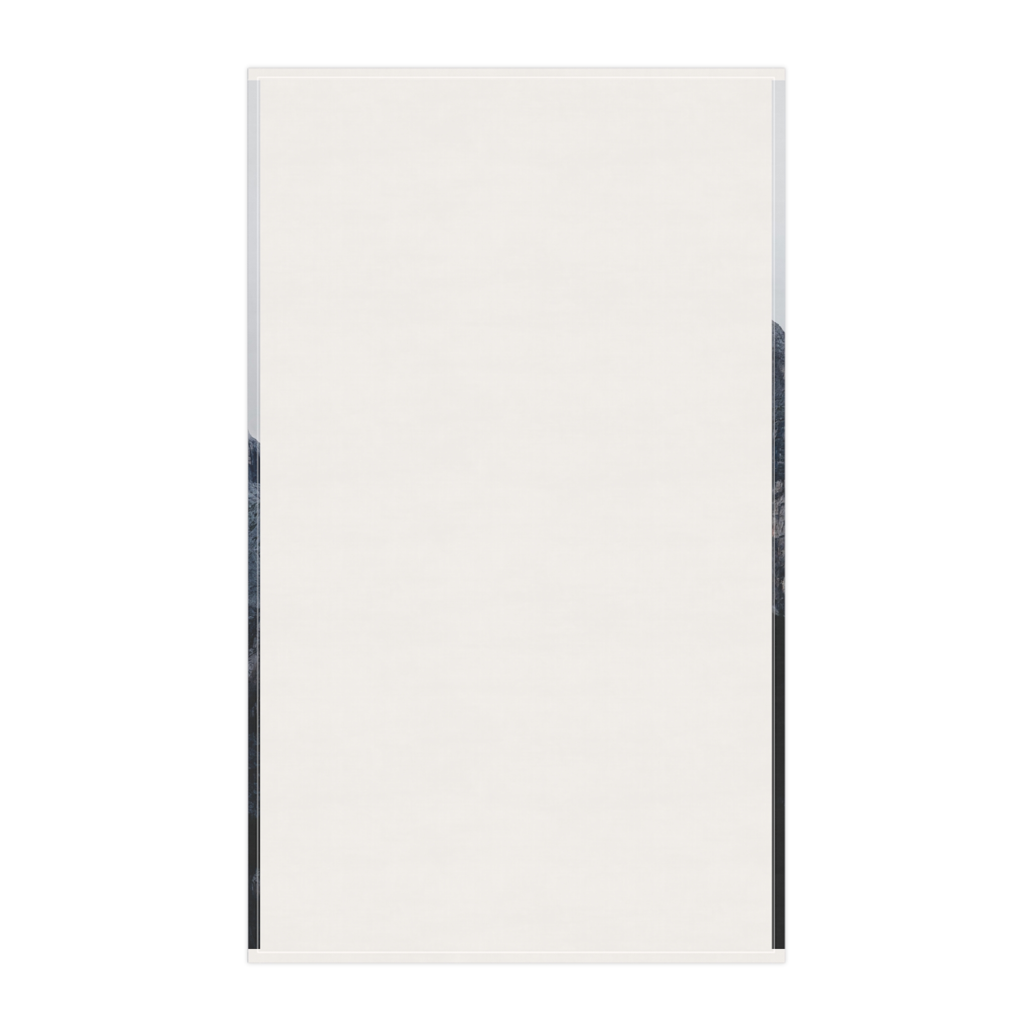Mistbound Peaks Tea Towel - Scandinavian-Midnight Mountainscape - Image 7