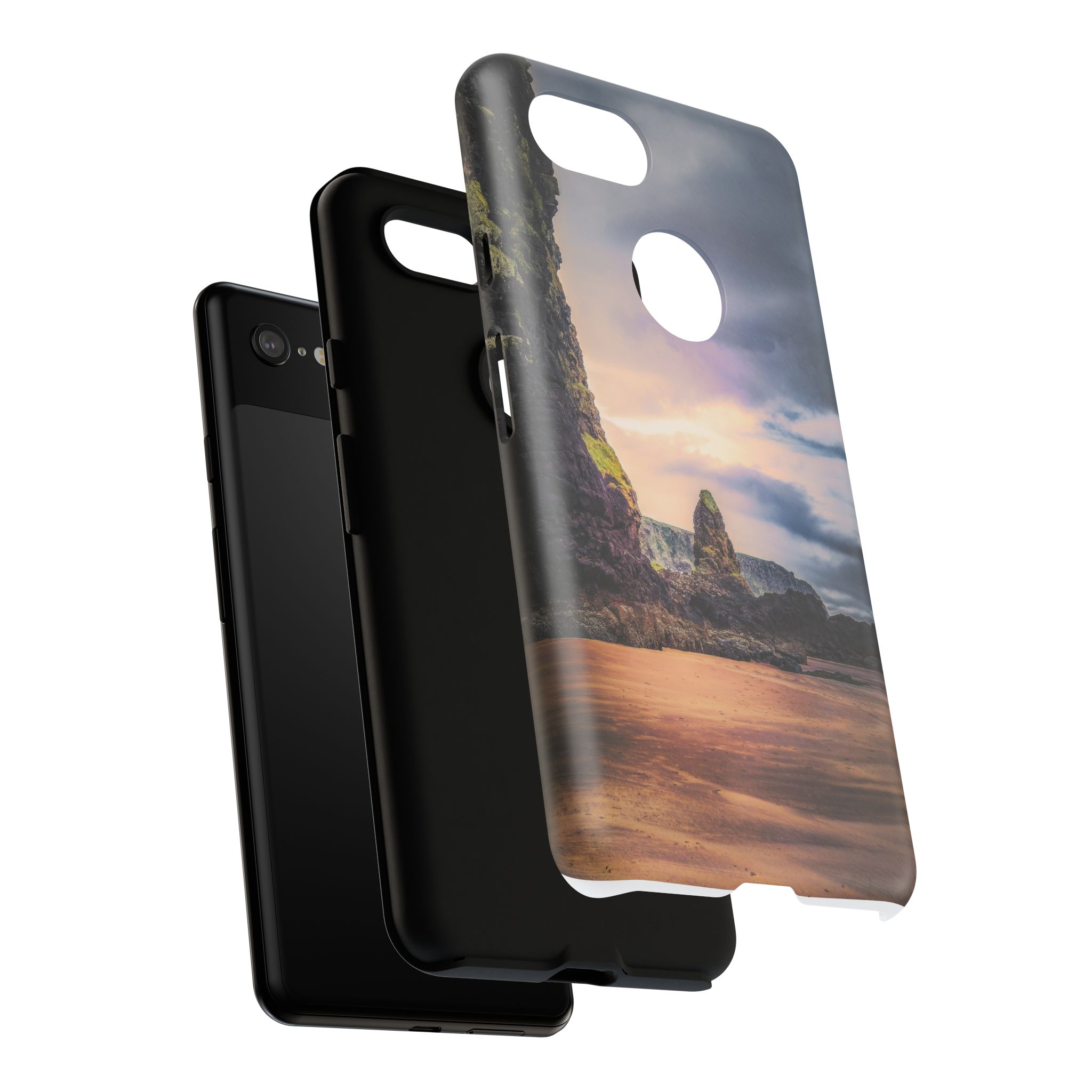Mystic Cliff Tough Cases - Scandinavian-Modern Coastal Twilight - Image 194