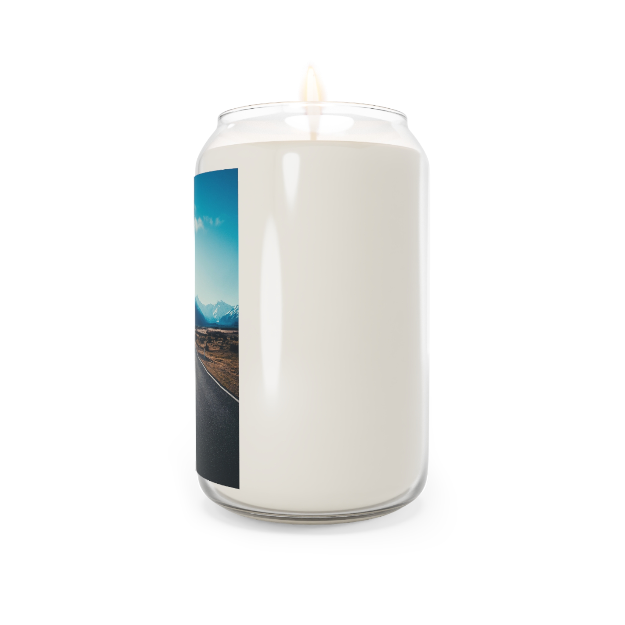 Alpine Horizon Scented Candle, 13.75oz - Cinematic-Mountain Roadscape - Image 2