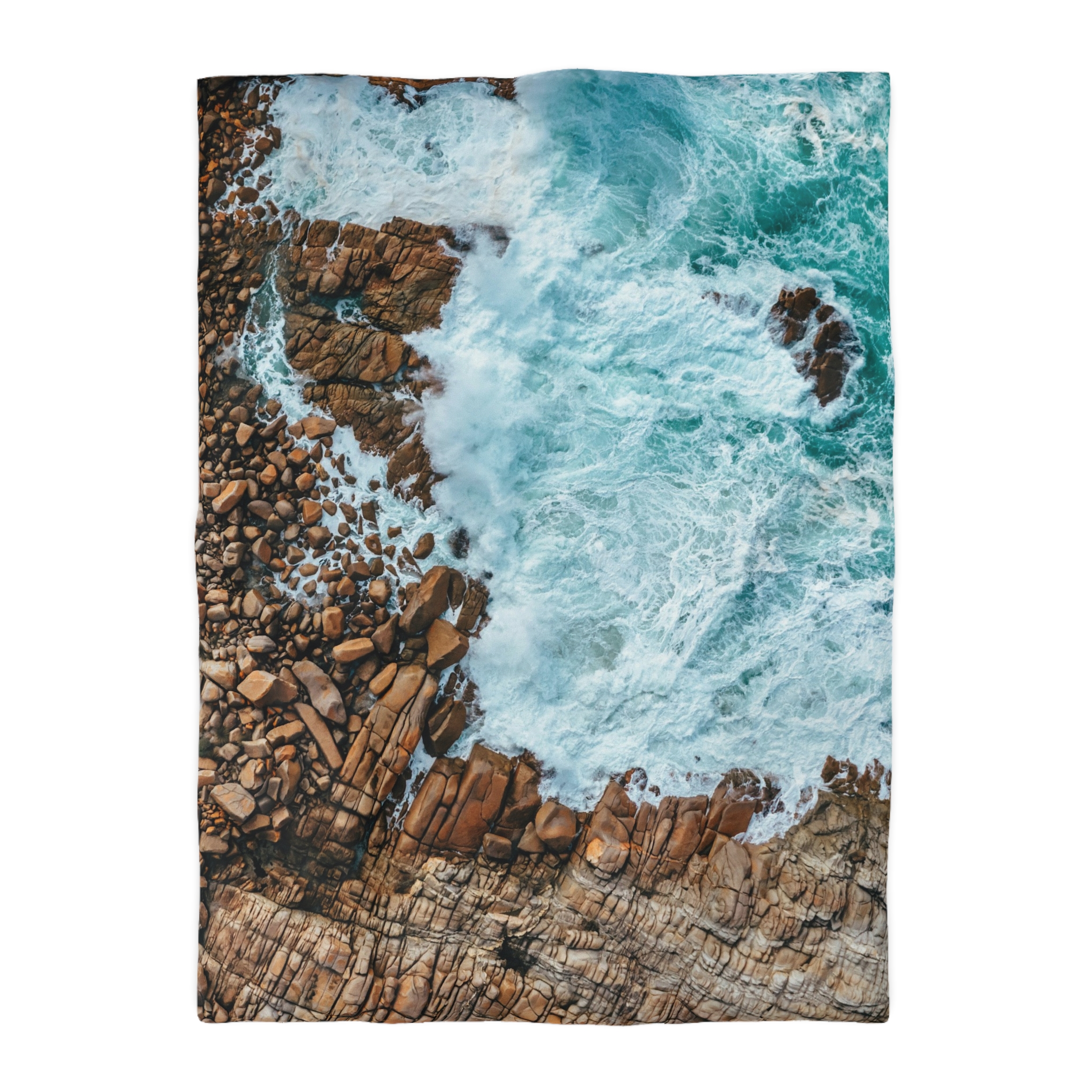Coastal-Nautilus Duvet Cover - Scandinavian-Rustic Shoreline - Image 10