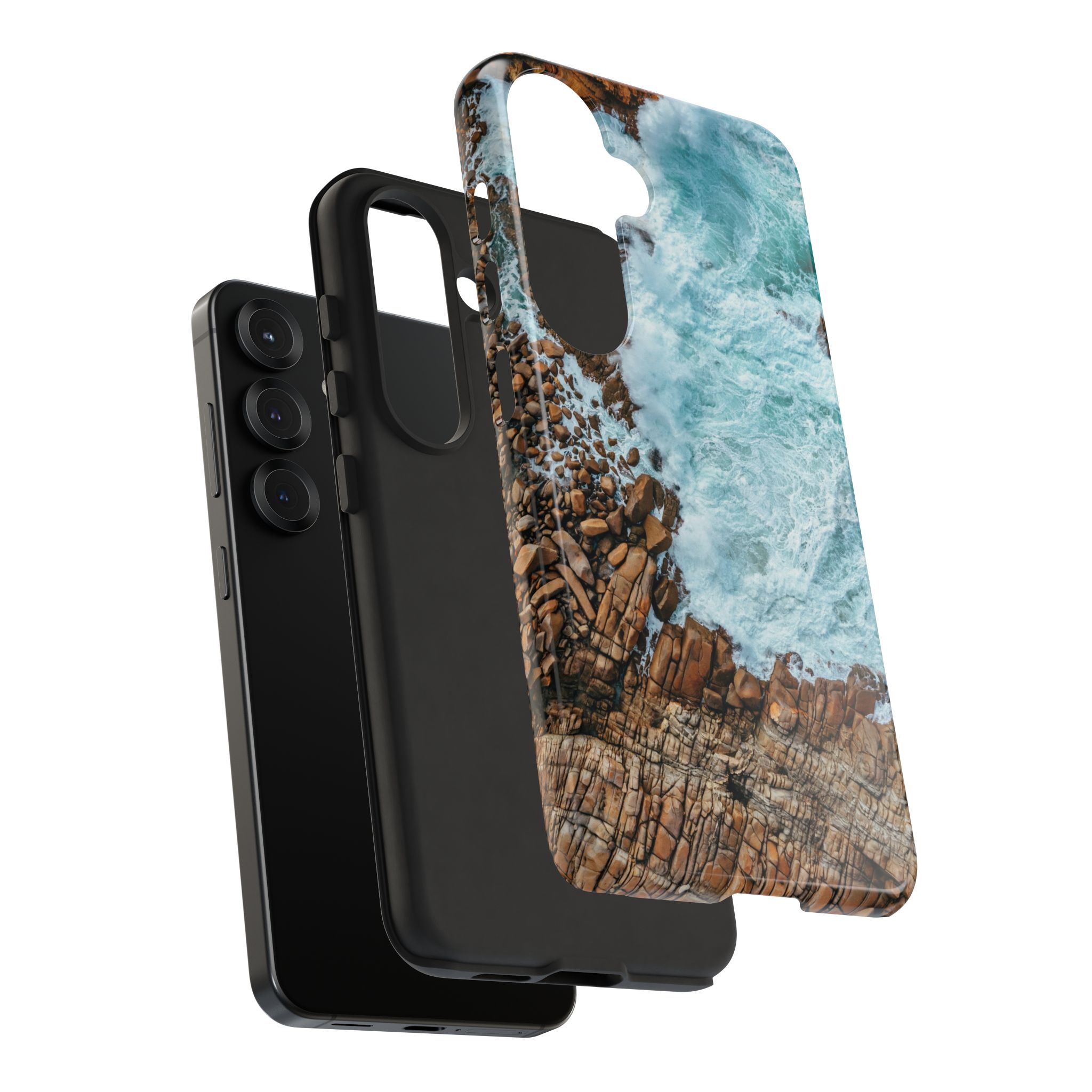 Coastal-Nautilus Tough Cases - Scandinavian-Rustic Shoreline - Image 246