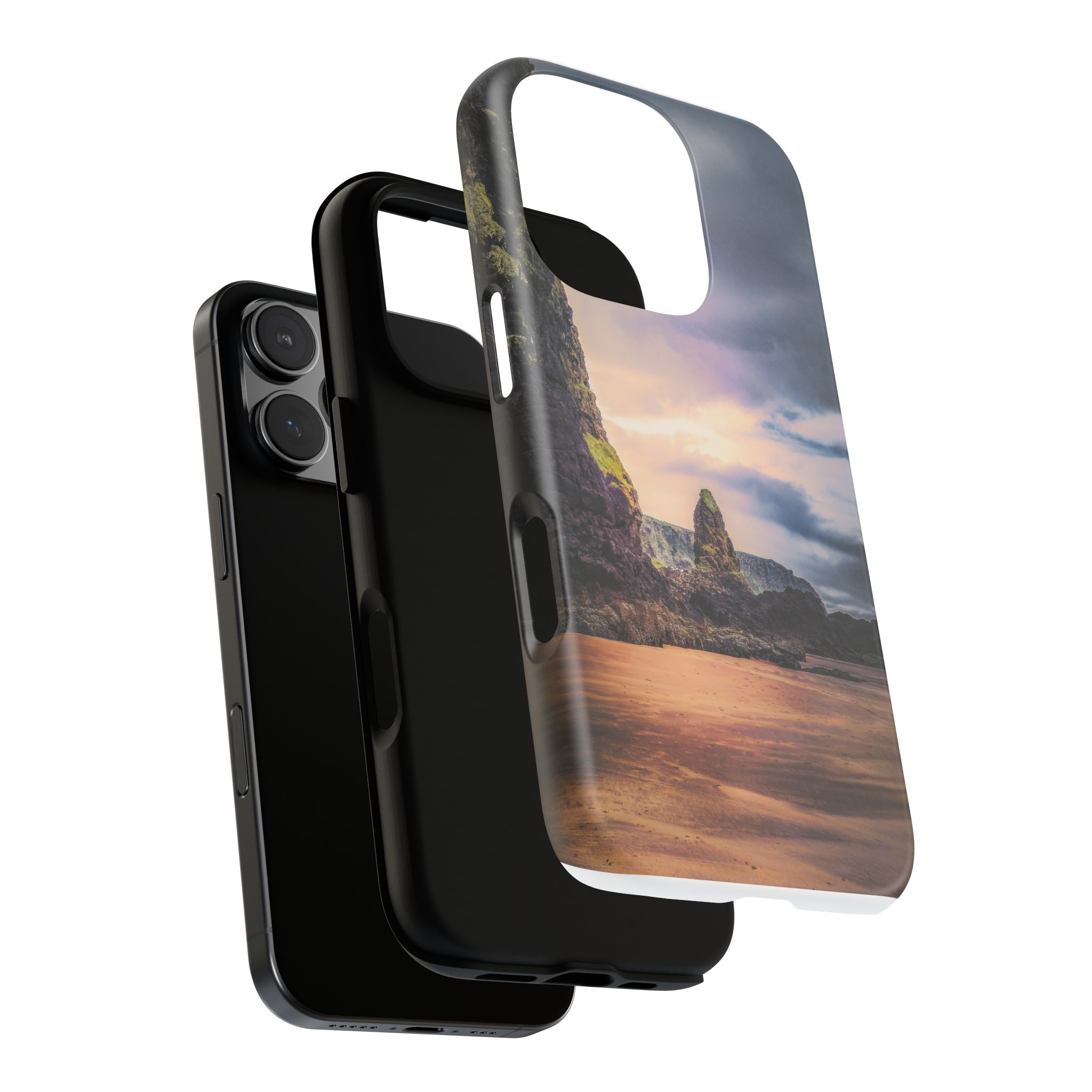 Mystic Cliff Tough Cases - Scandinavian-Modern Coastal Twilight - Image 143