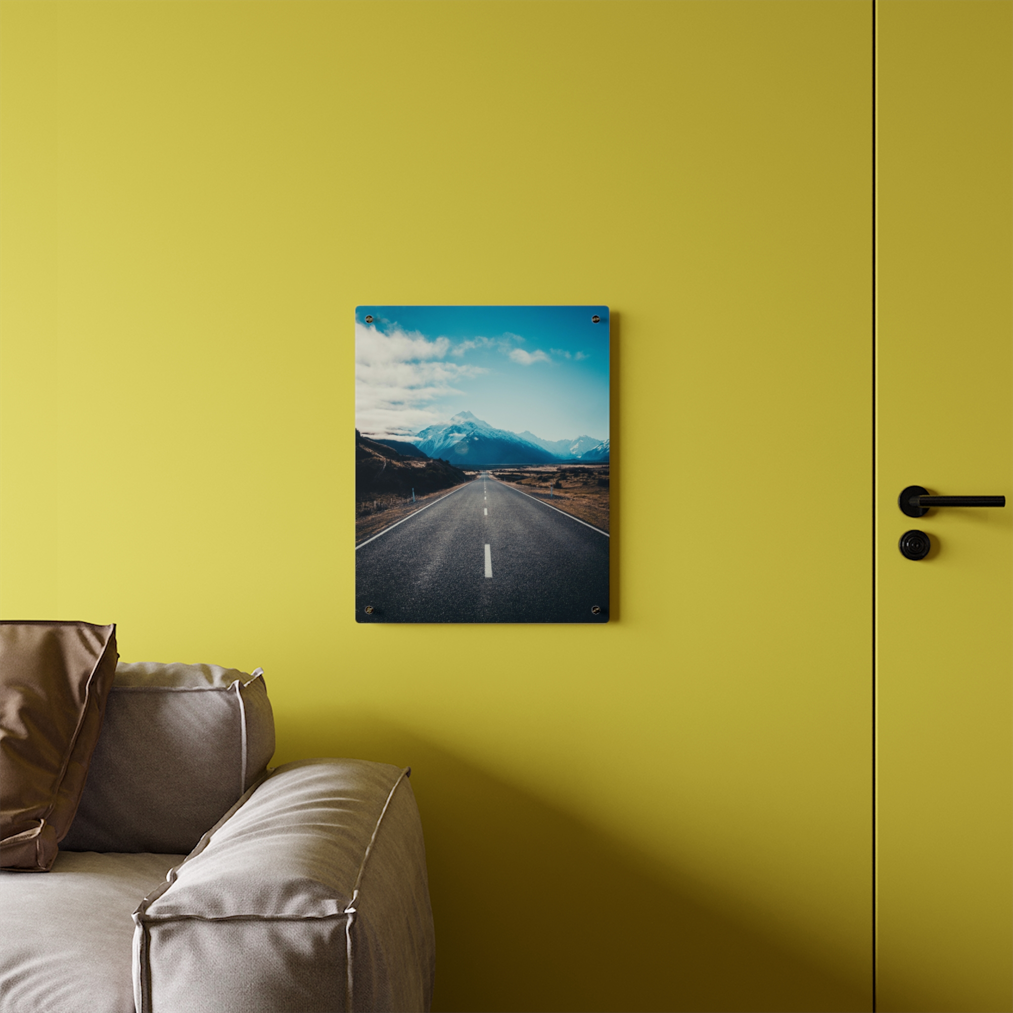 Alpine Horizon Acrylic Wall Art - Cinematic-Vista Roadscape - Image 16