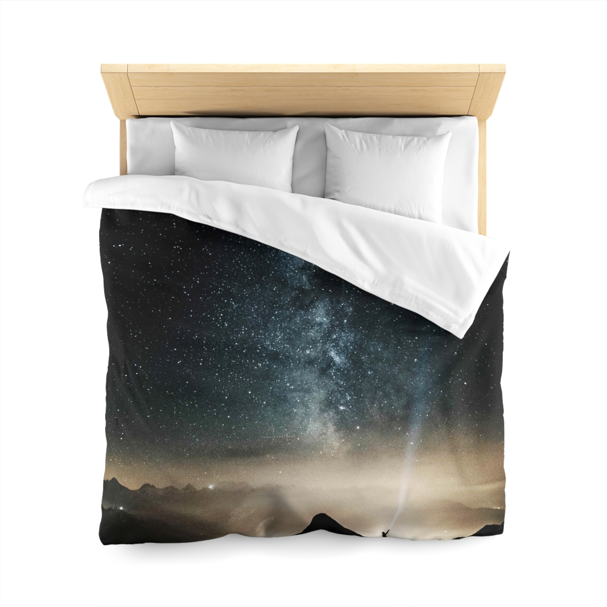 Mystic Galaxy Duvet Cover - Nocturnal-Starlight Exploration - Image 5