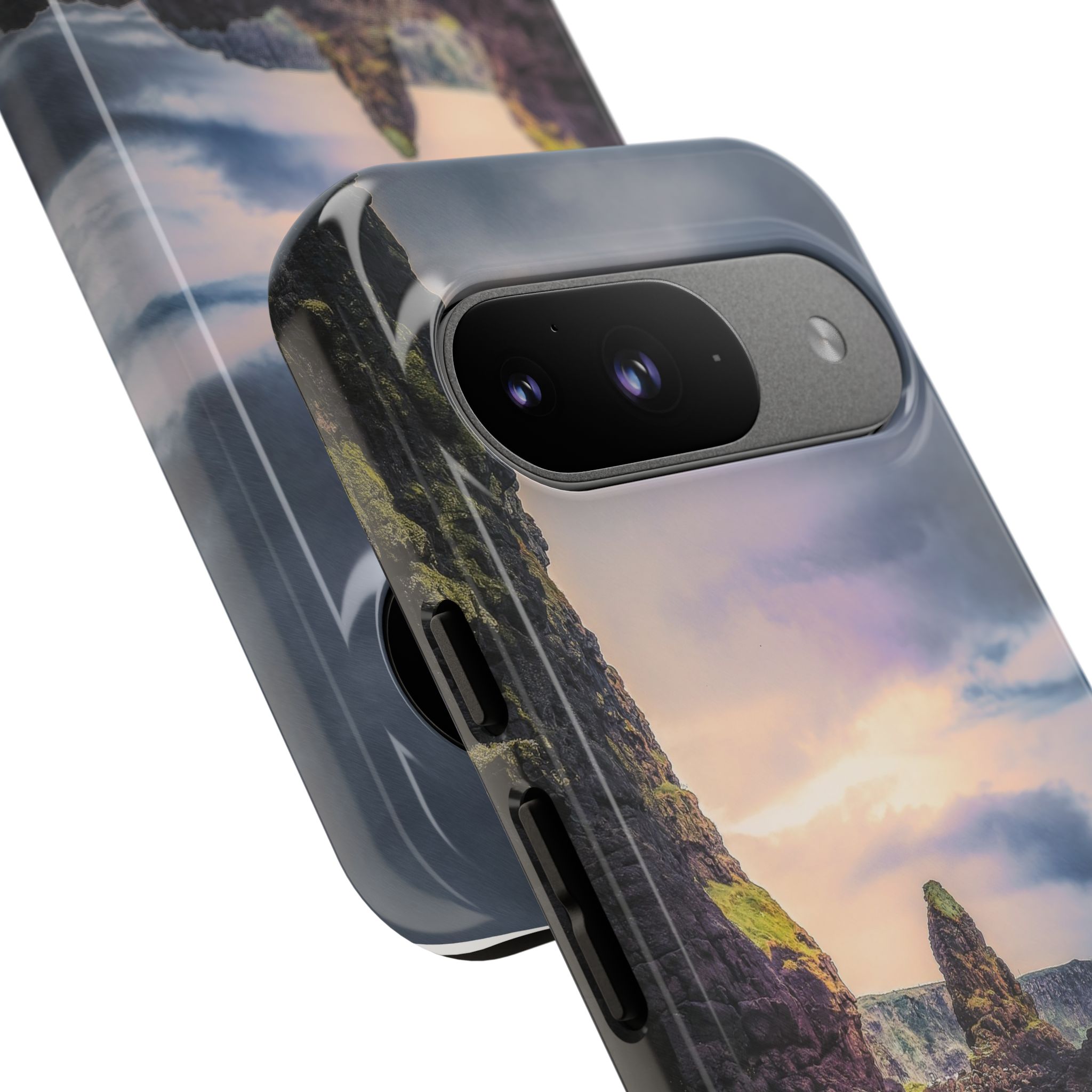 Mystic Cliff Tough Cases - Scandinavian-Modern Coastal Twilight - Image 154