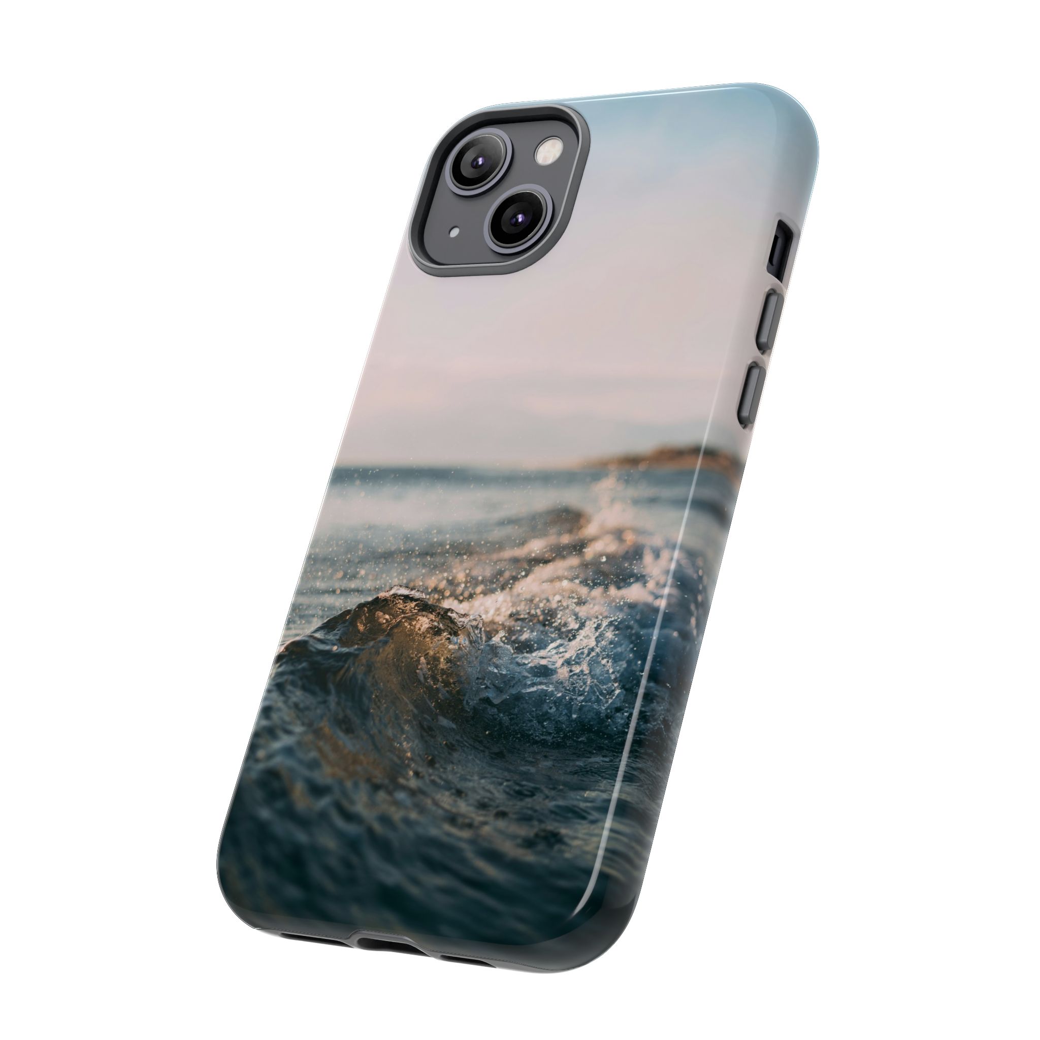 Coastal Wave Tough Cases - Scandinavian-Seaside Serenity - Image 2
