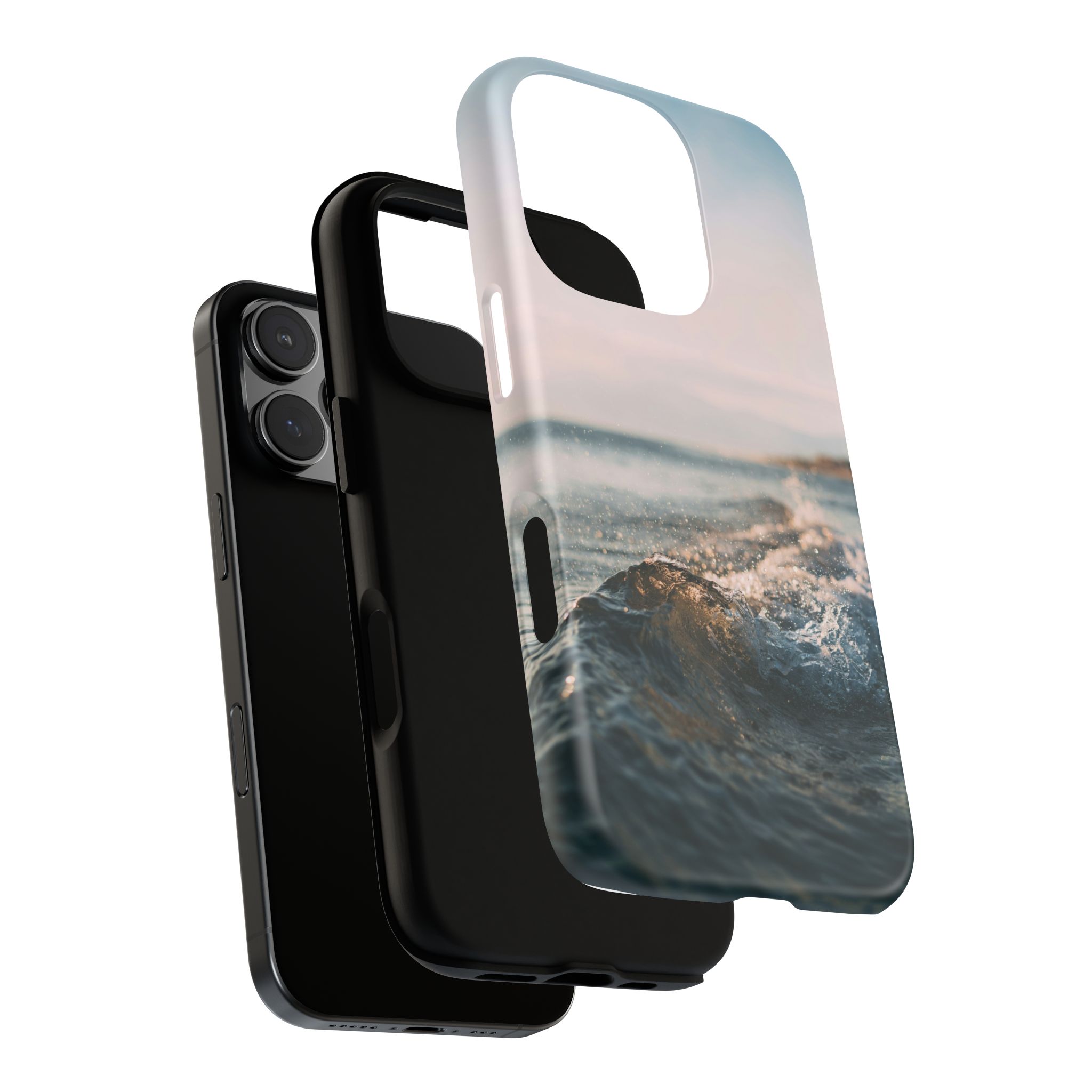 Coastal Wave Tough Cases - Scandinavian-Seaside Serenity - Image 143