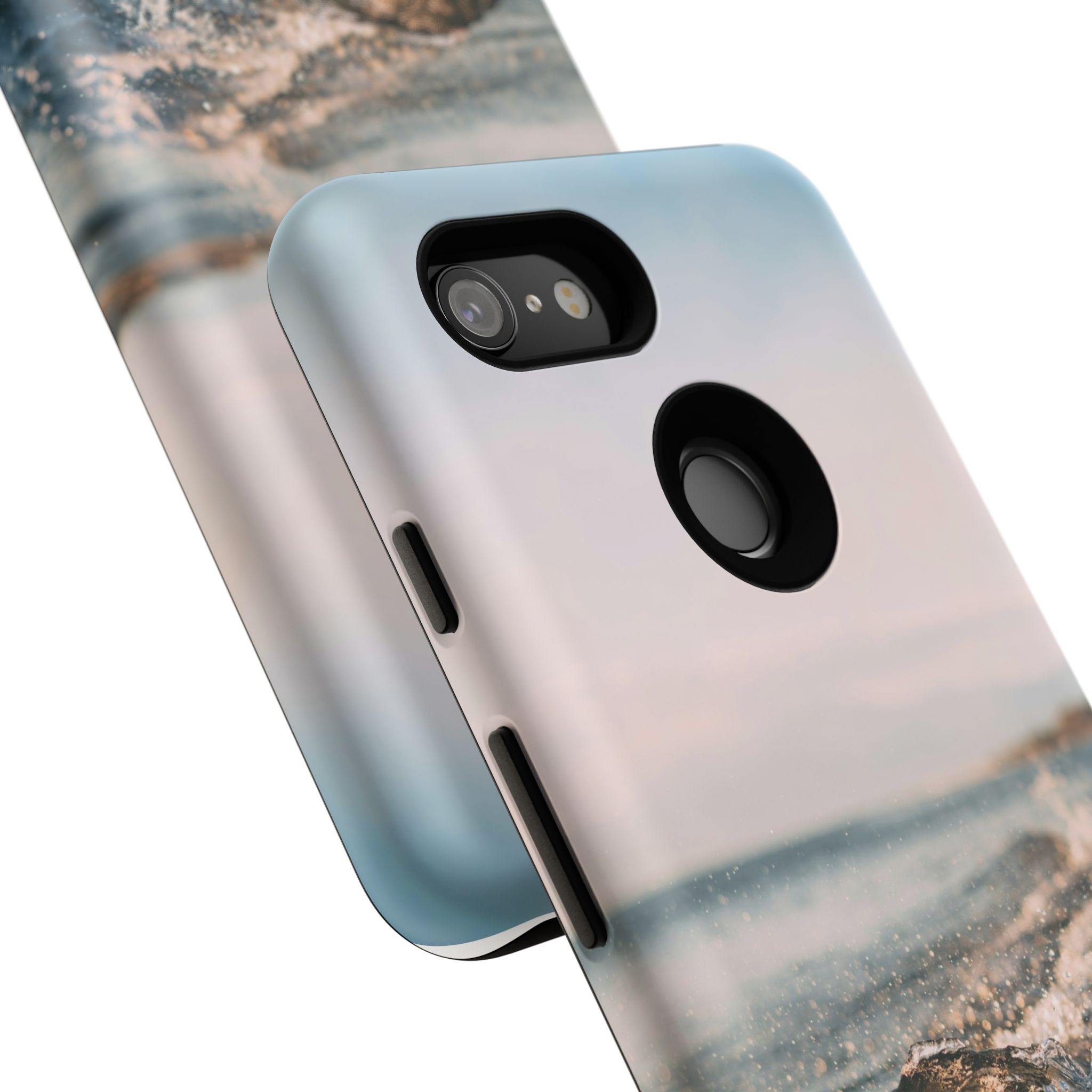 Coastal Wave Tough Cases - Scandinavian-Seaside Serenity - Image 187